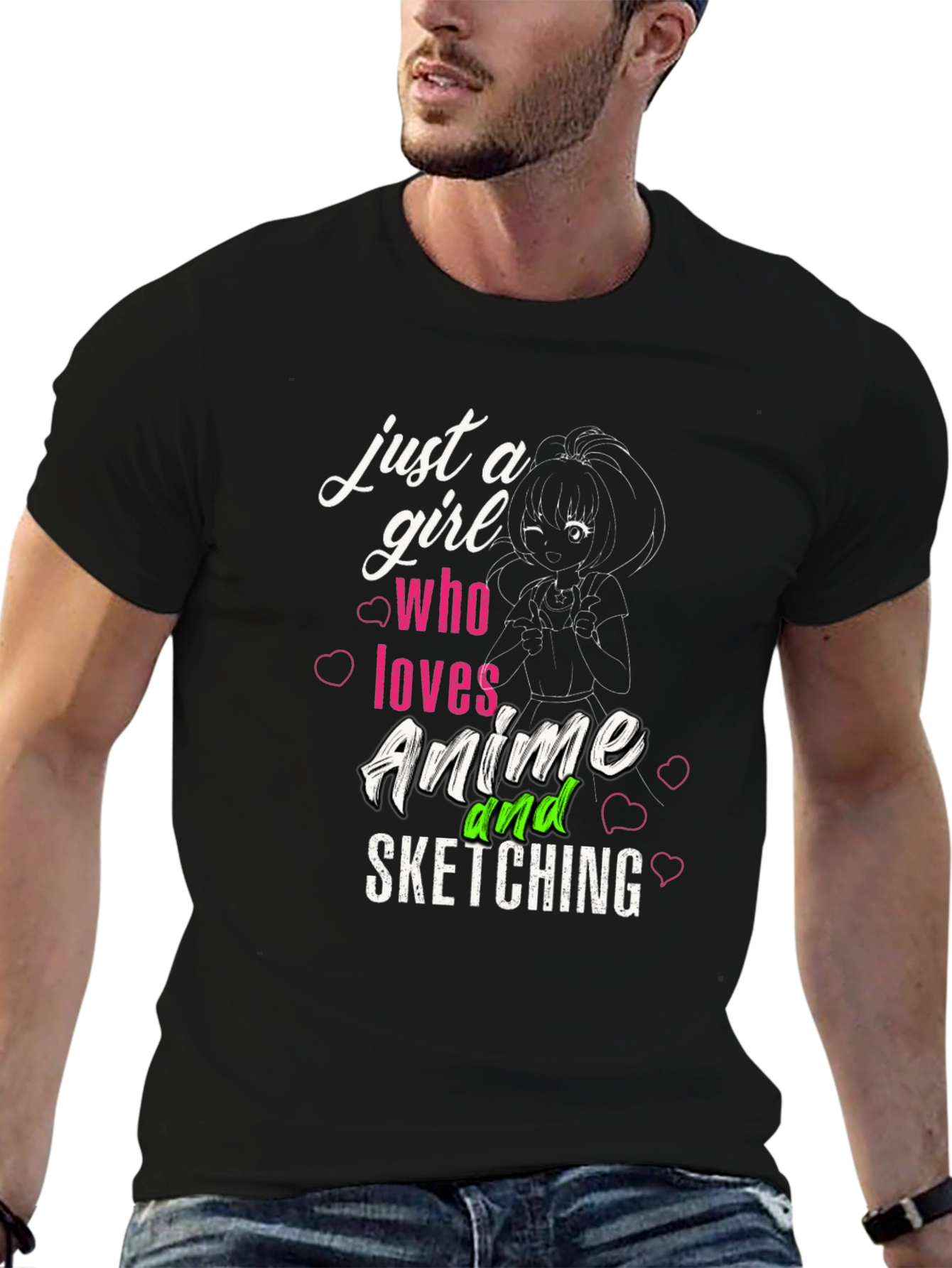 Anime & Sketching Graphic Tee