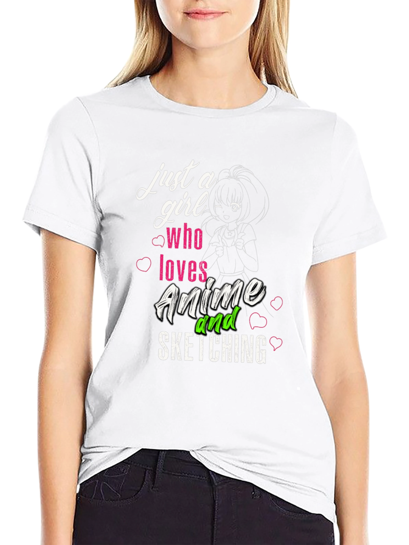 Anime & Sketching Graphic Tee