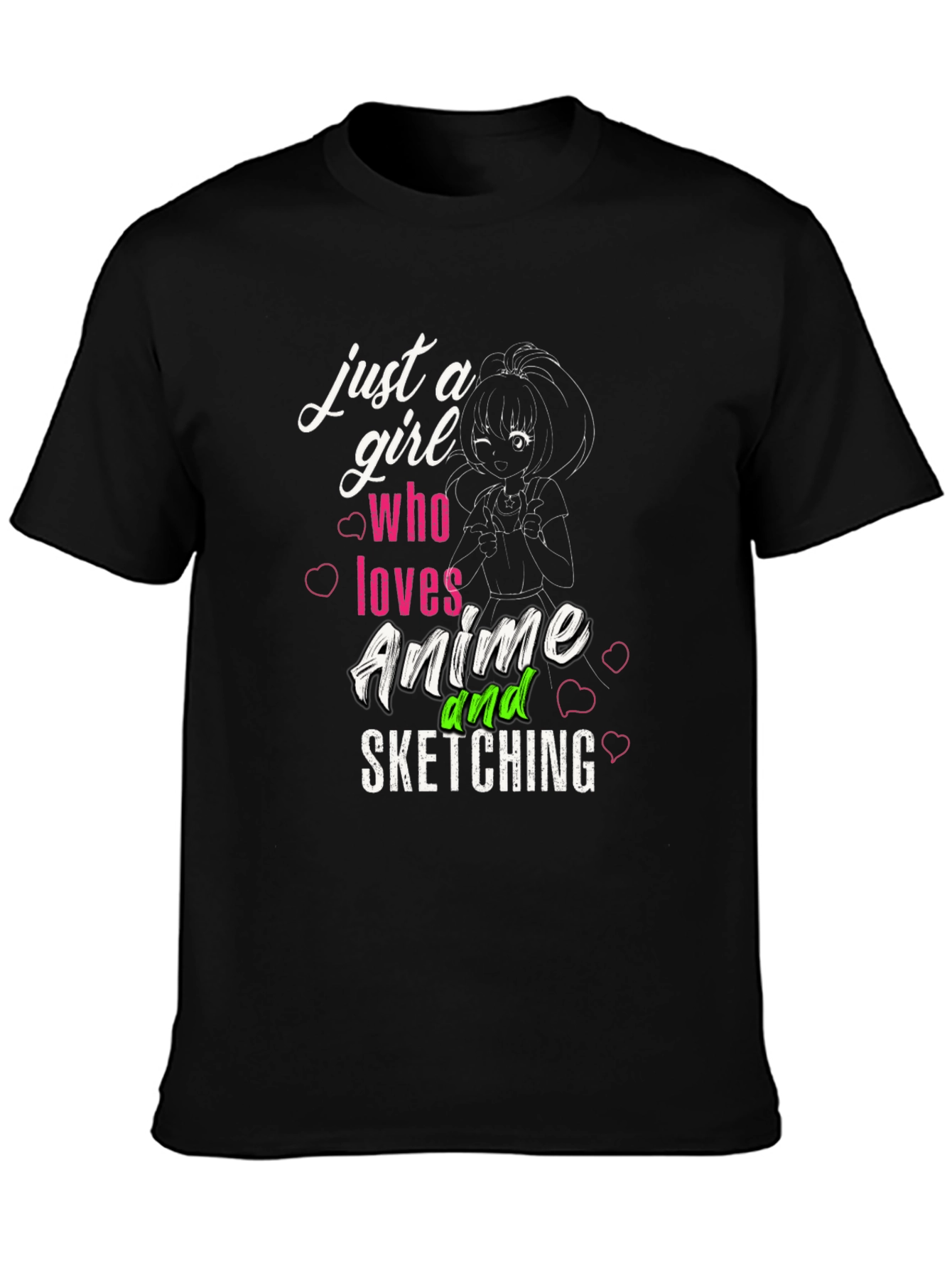 Anime & Sketching Graphic Tee