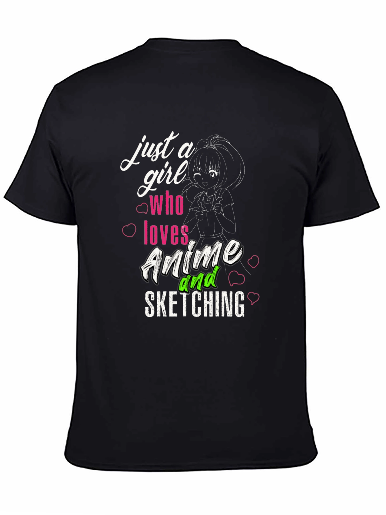 Anime & Sketching Graphic Tee