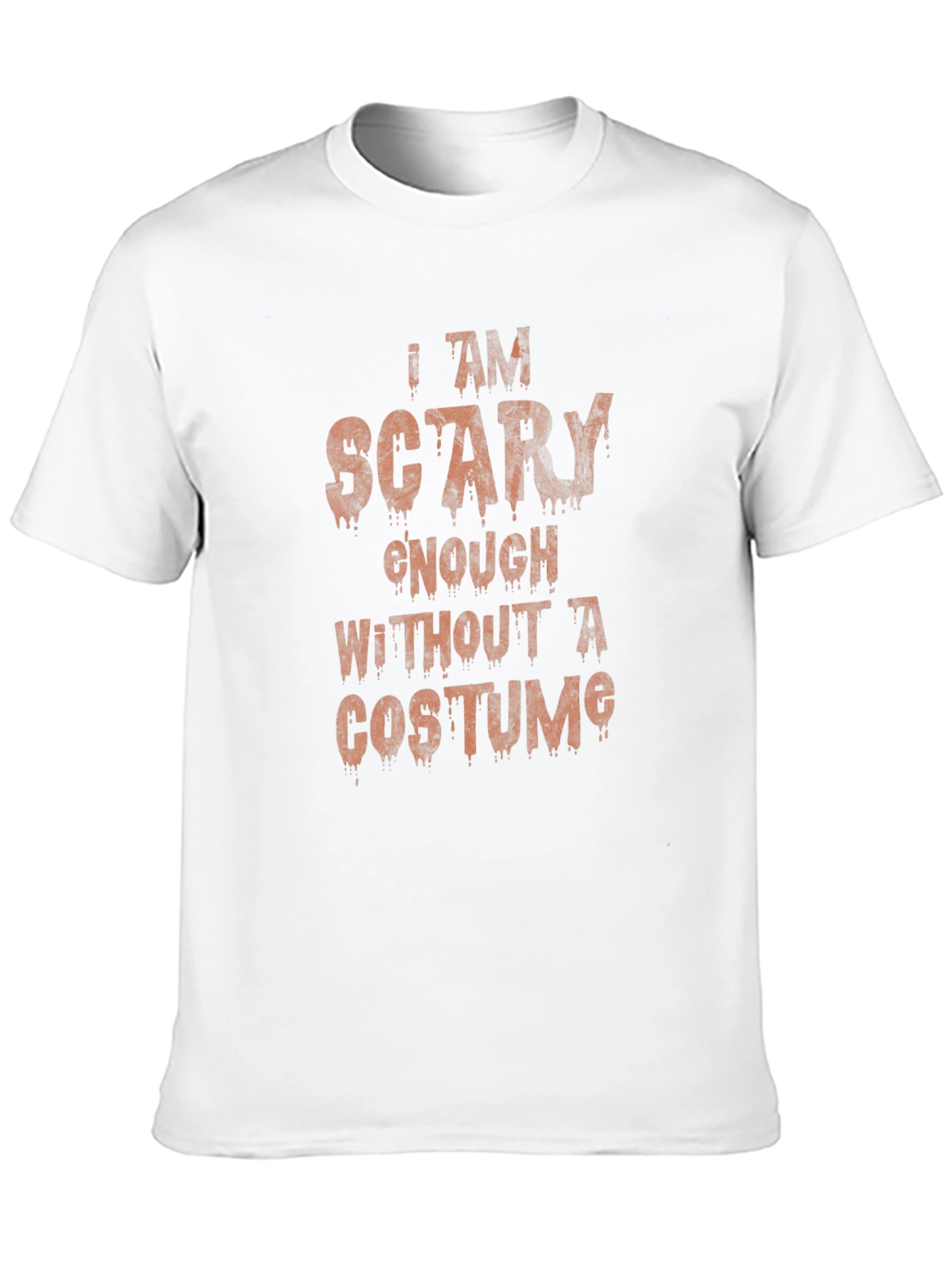 Scary Enough Halloween T-Shirt - Costume Alternative