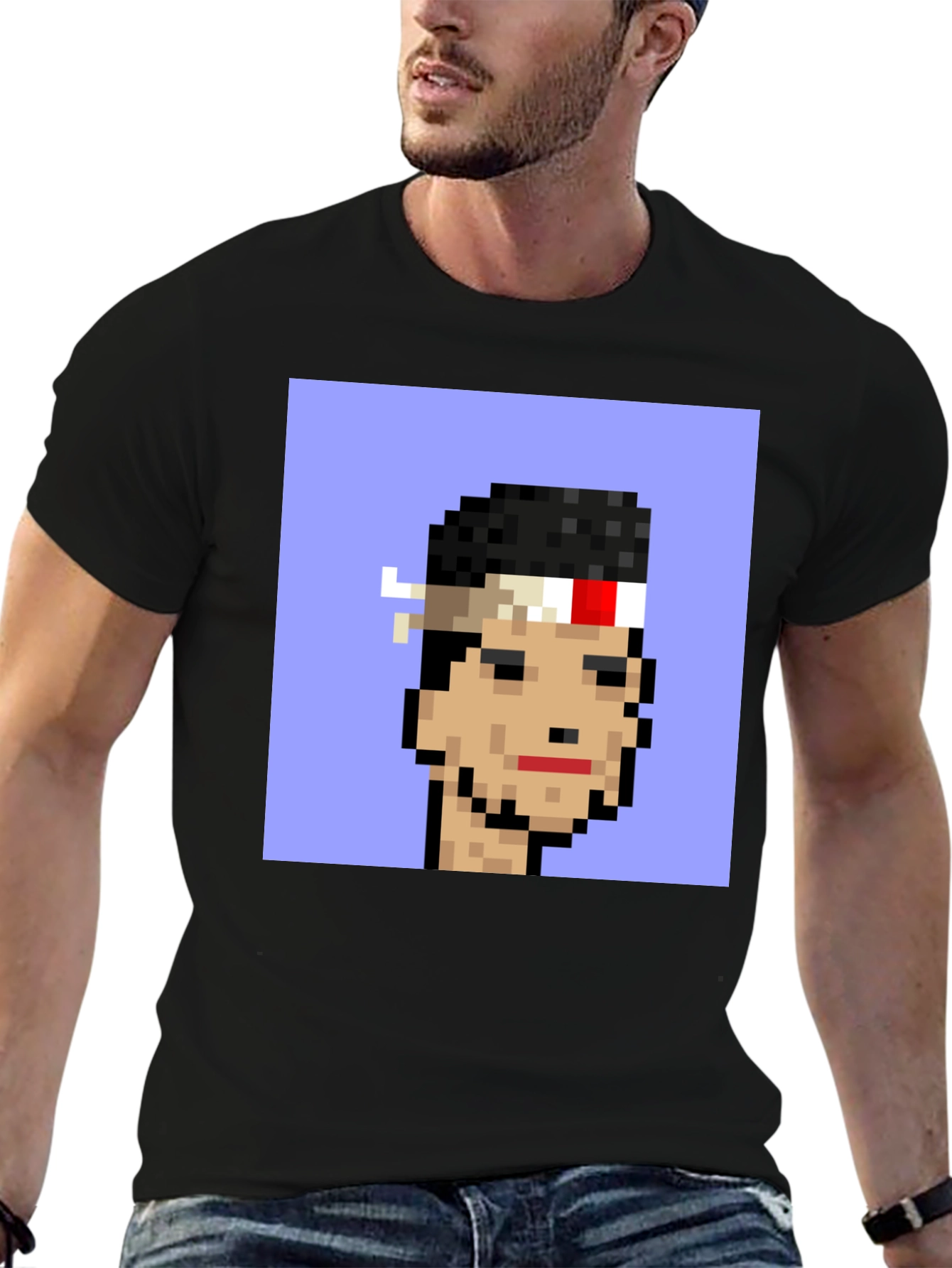 Pixel Punk T-Shirt - Cool Crypto Art Tee