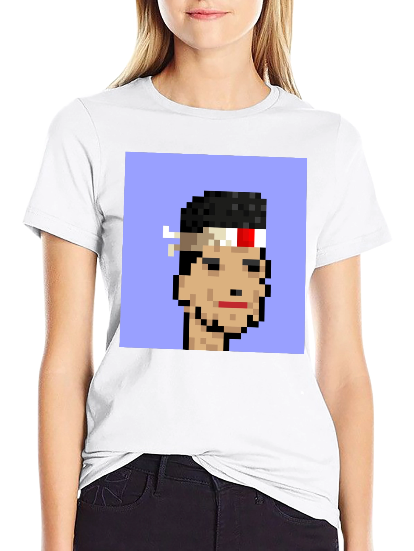 Pixel Punk T-Shirt - Cool Crypto Art Tee