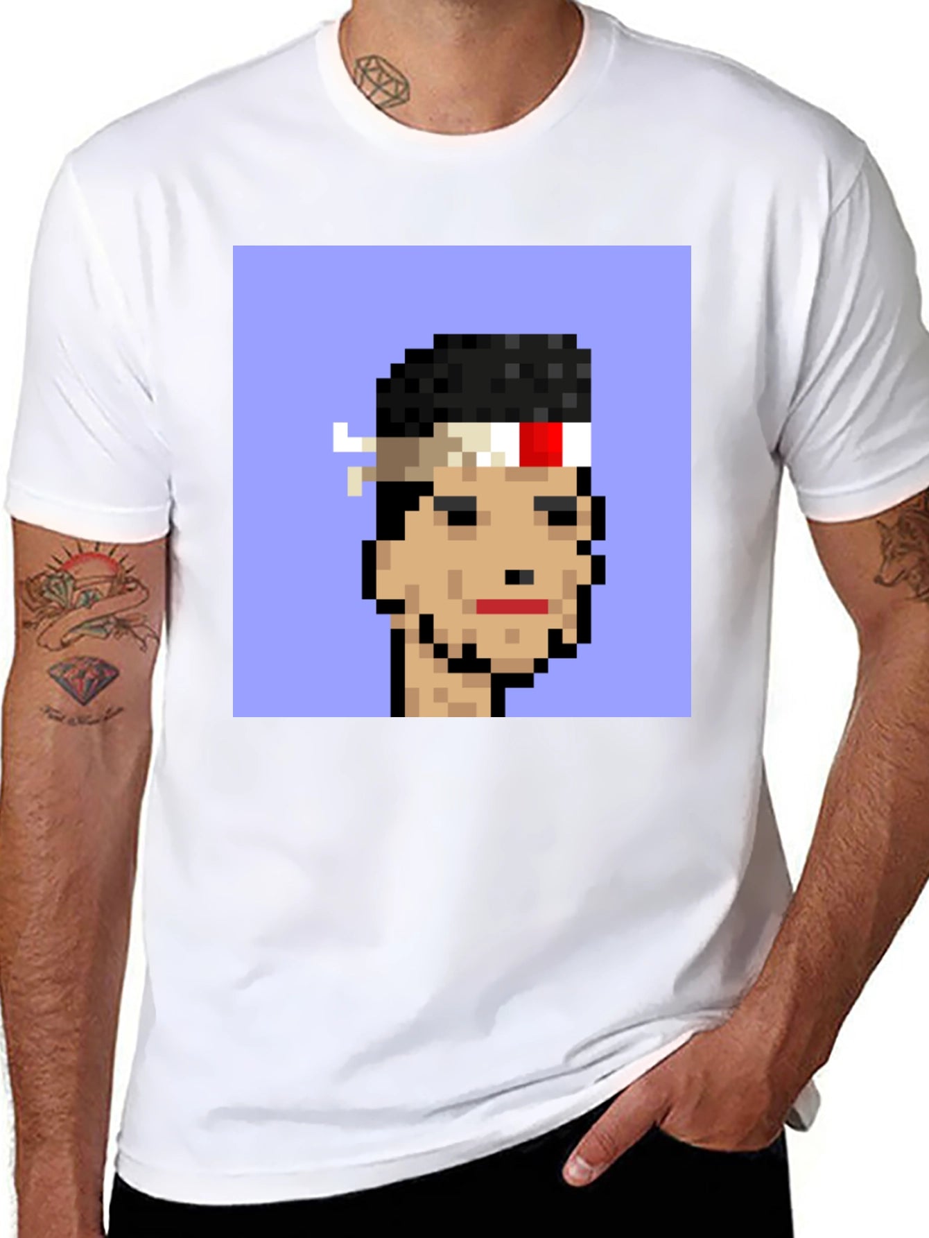 Pixel Punk T-Shirt - Cool Crypto Art Tee