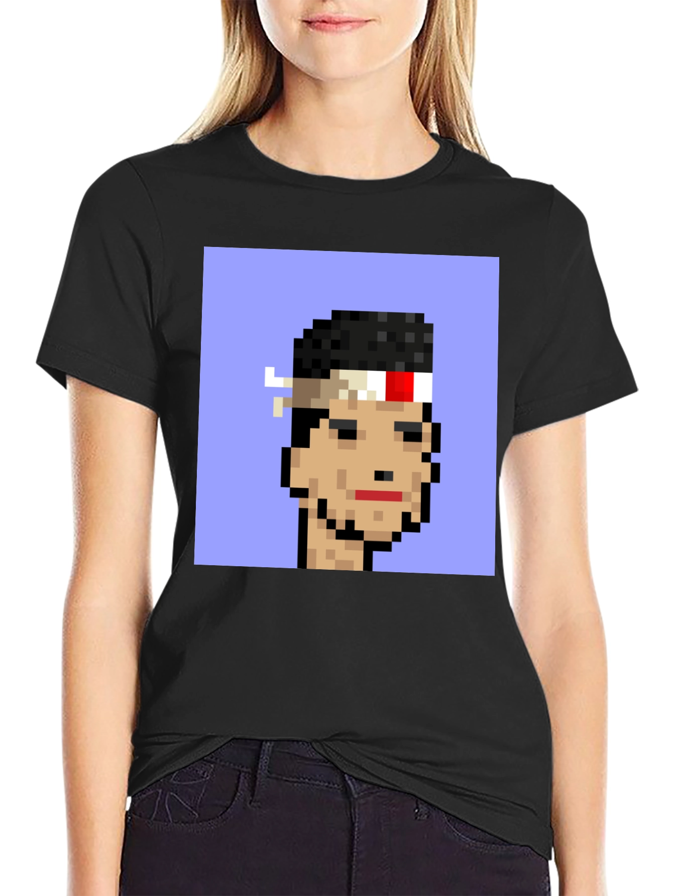 Pixel Punk T-Shirt - Cool Crypto Art Tee