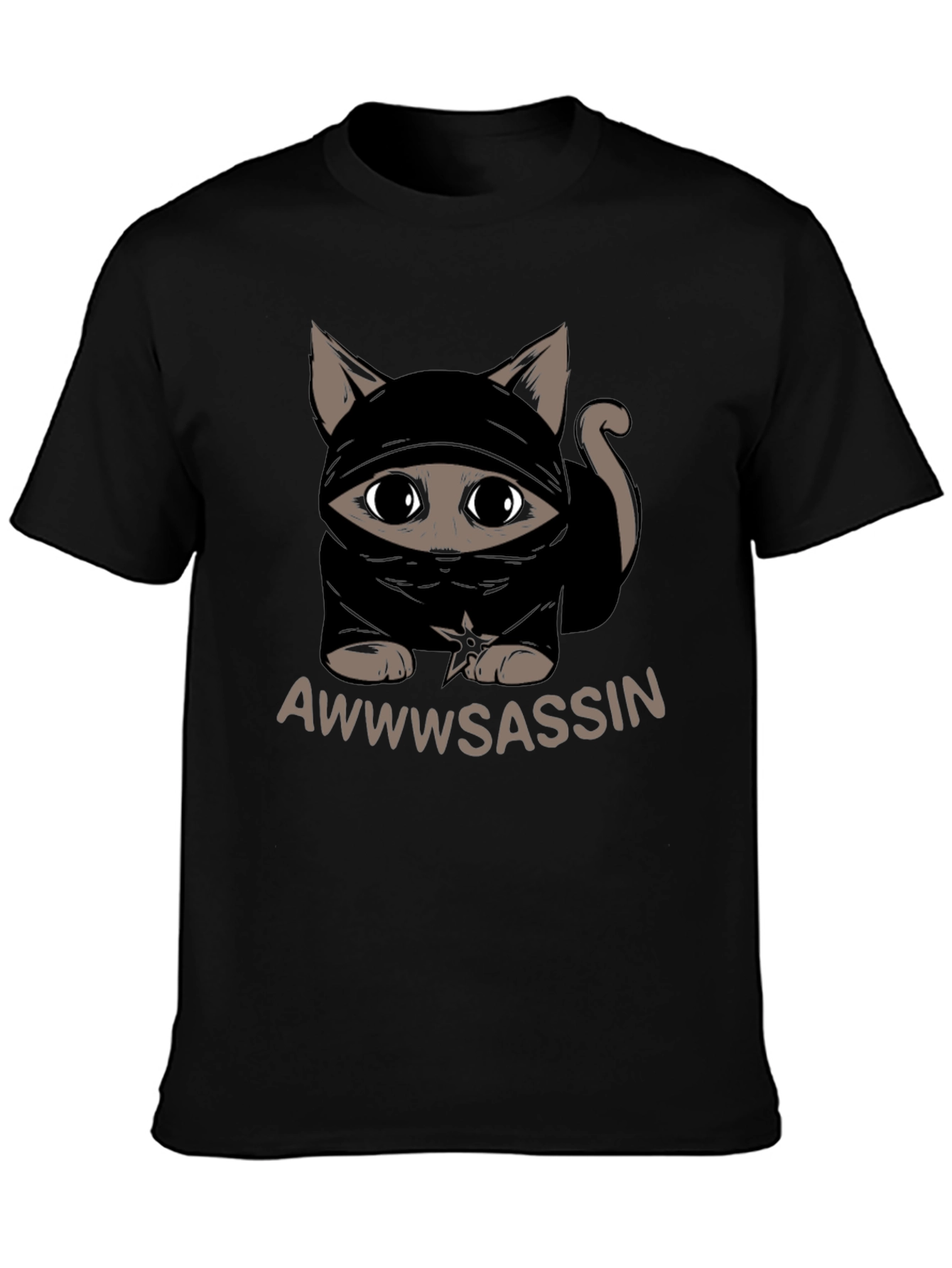 Awwwsassin Ninja Cat T-Shirt