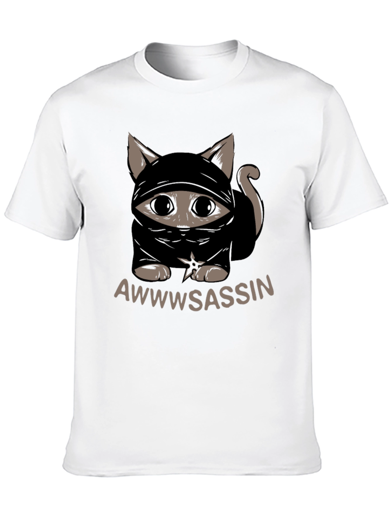Awwwsassin Ninja Cat T-Shirt