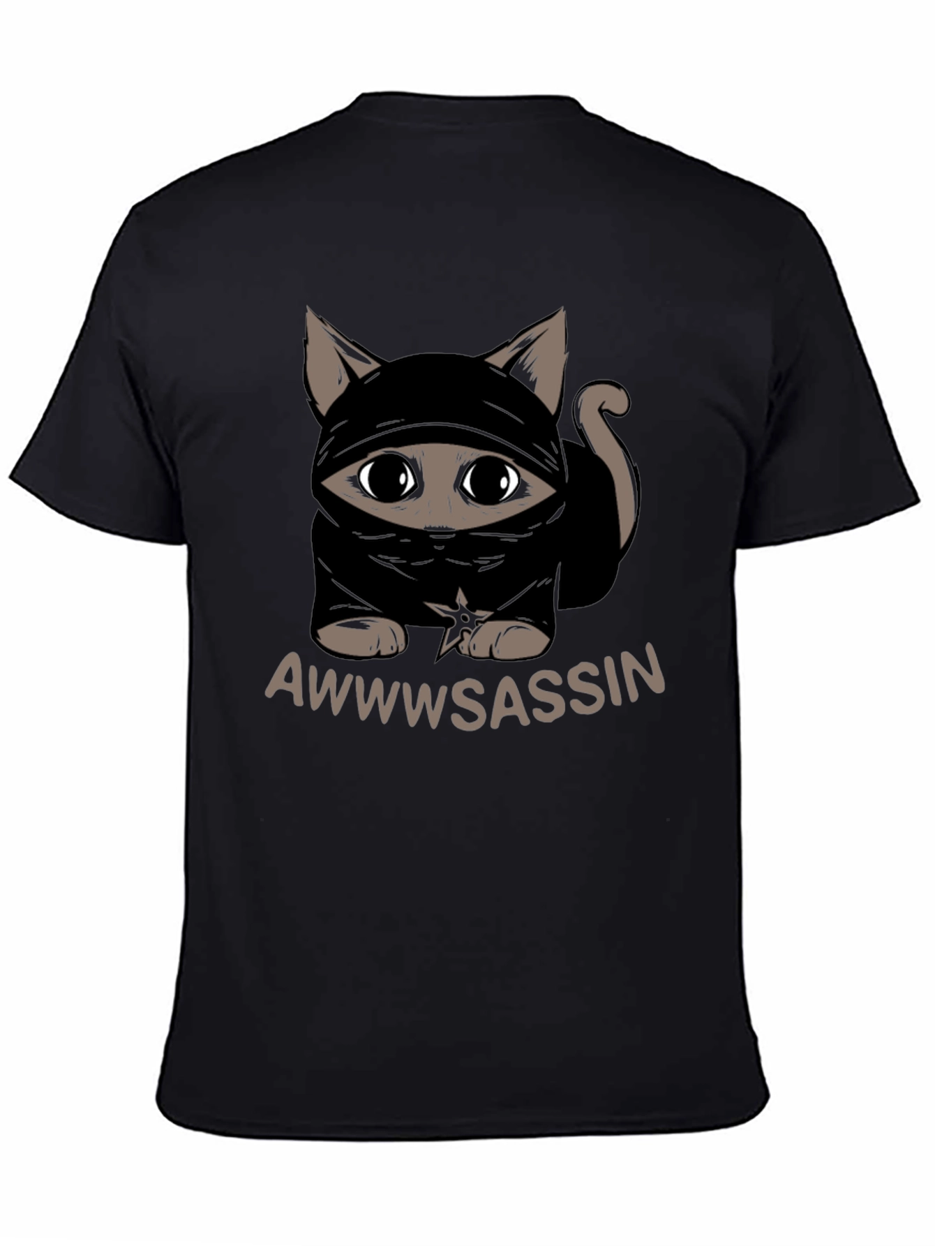 Awwwsassin Ninja Cat T-Shirt