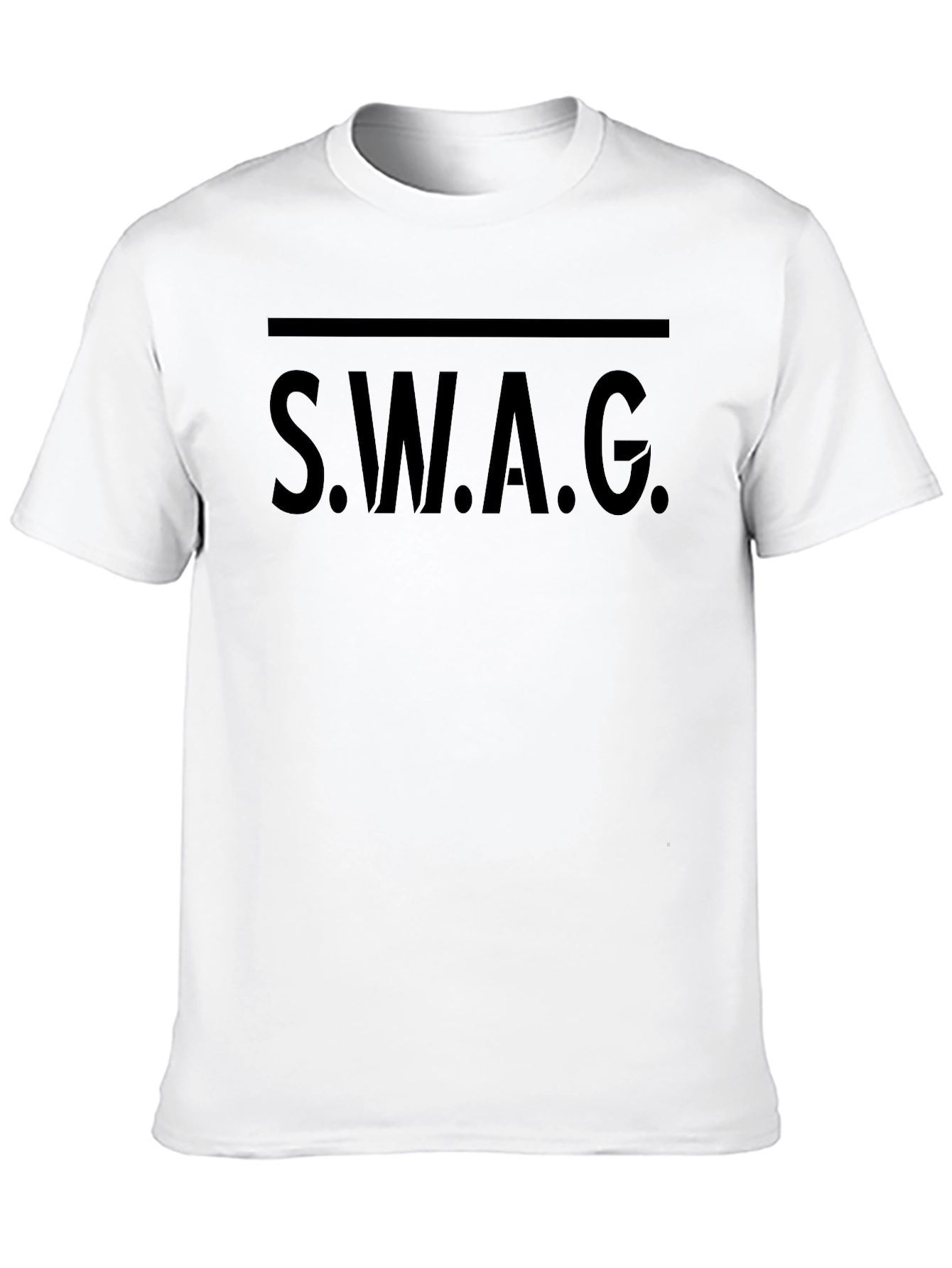 S.W.A.G. Graphic Print Crew Neck T-Shirt