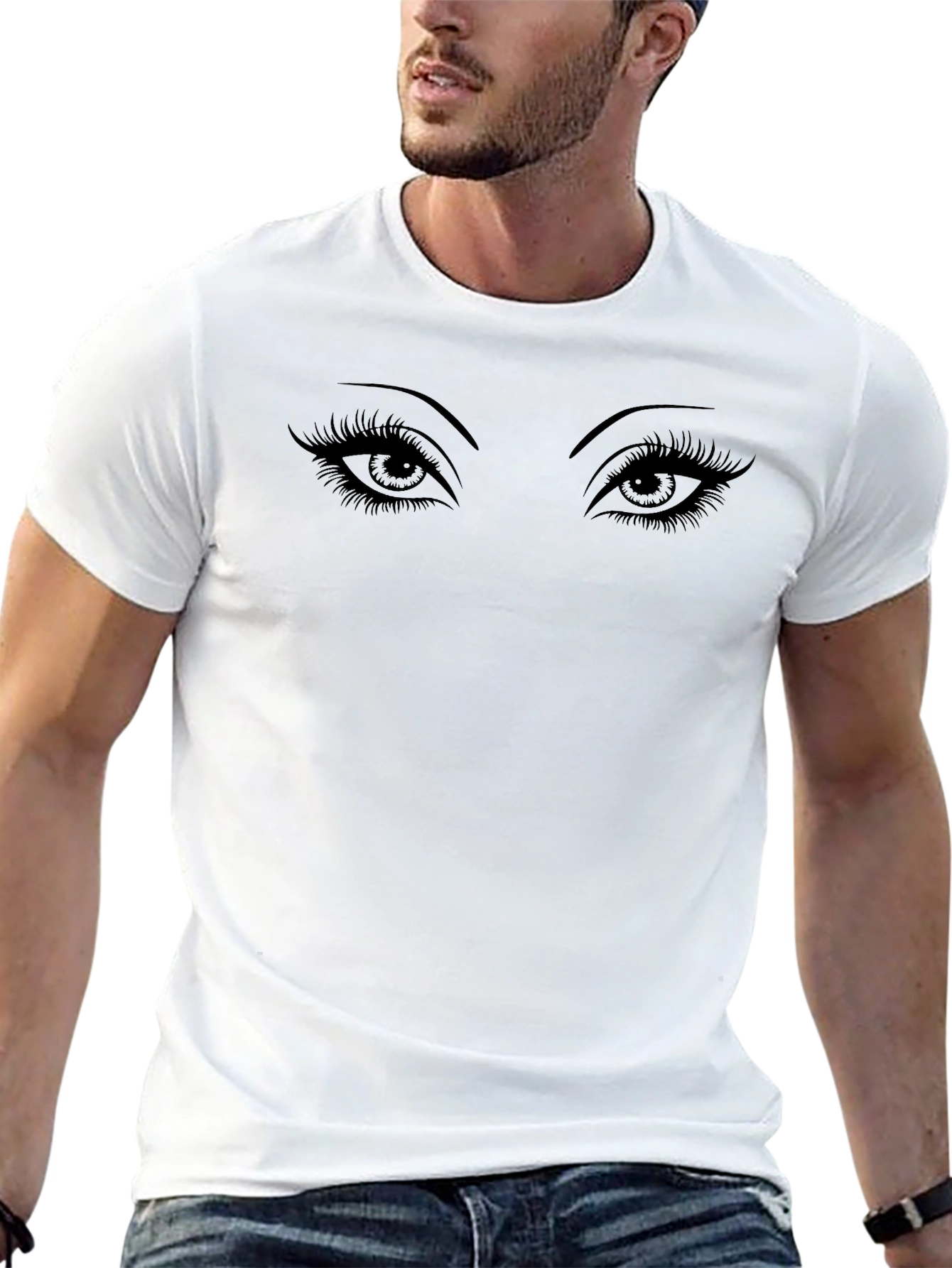 Eye Graphic Black T-Shirt