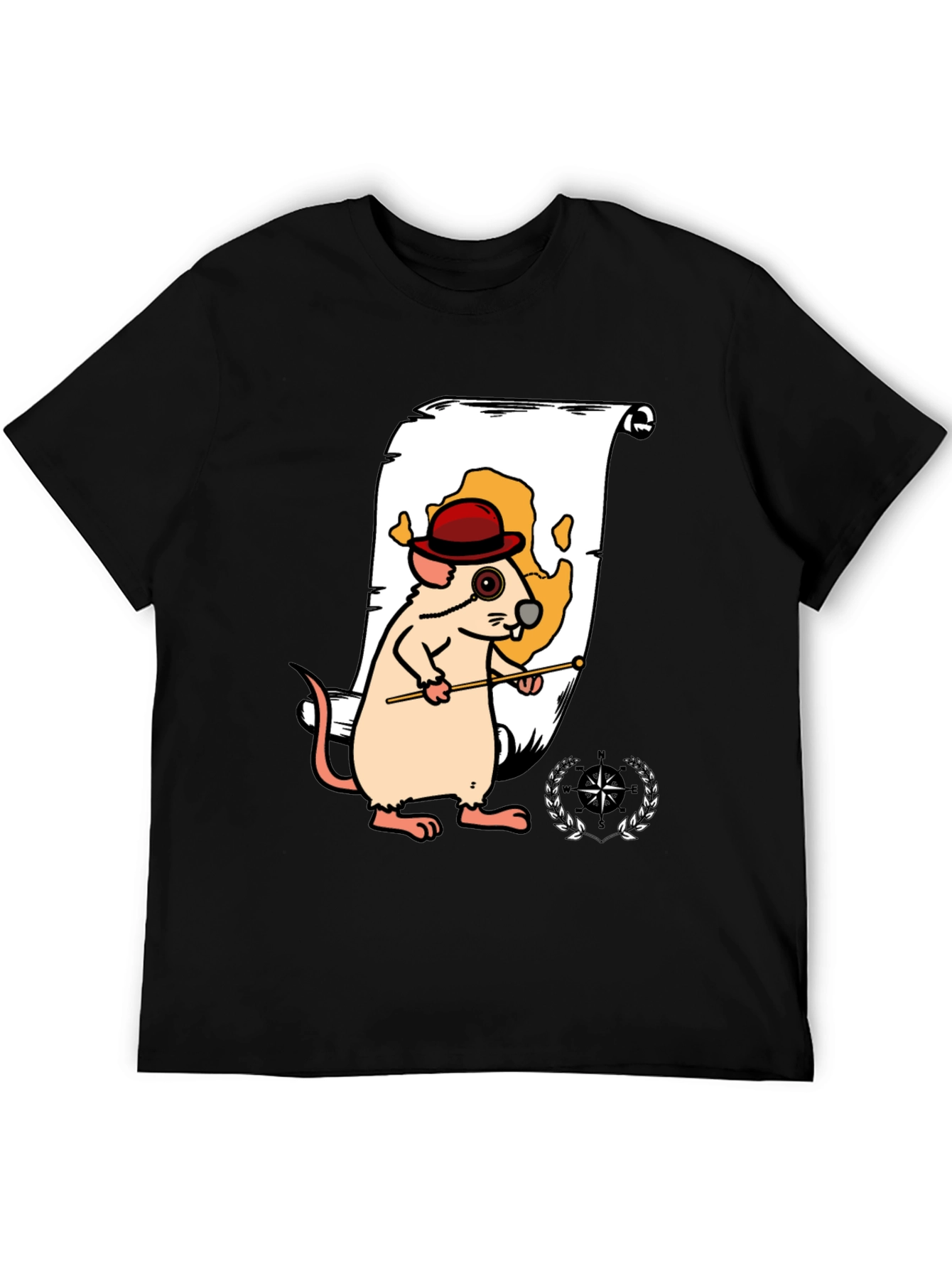 Cartoon Mouse Navigator Graphic Tee
