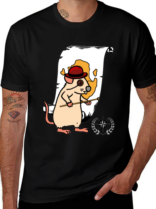 Cartoon Mouse Navigator Graphic Tee