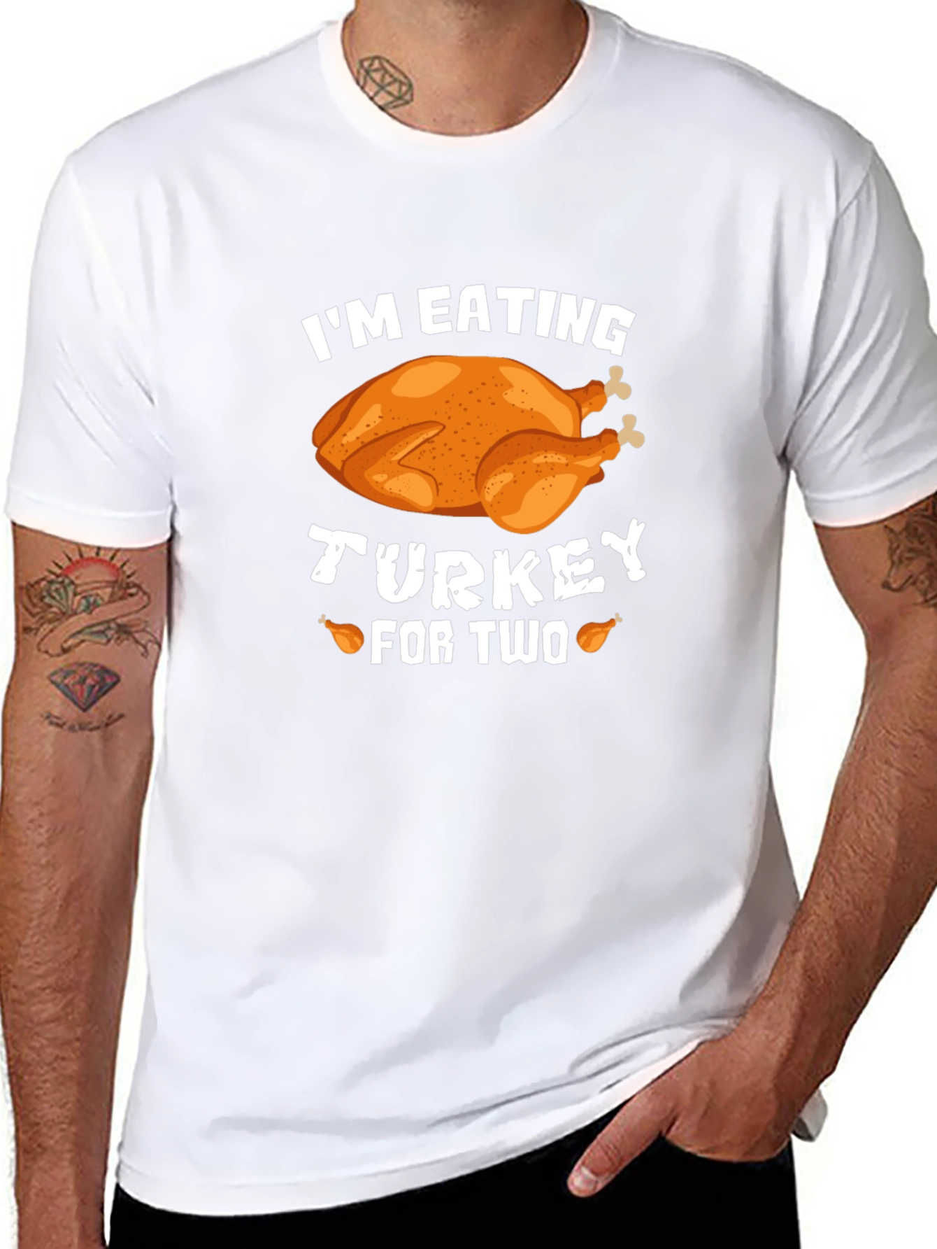 Funny Thanksgiving Pregnancy Announcement T-Shirt
