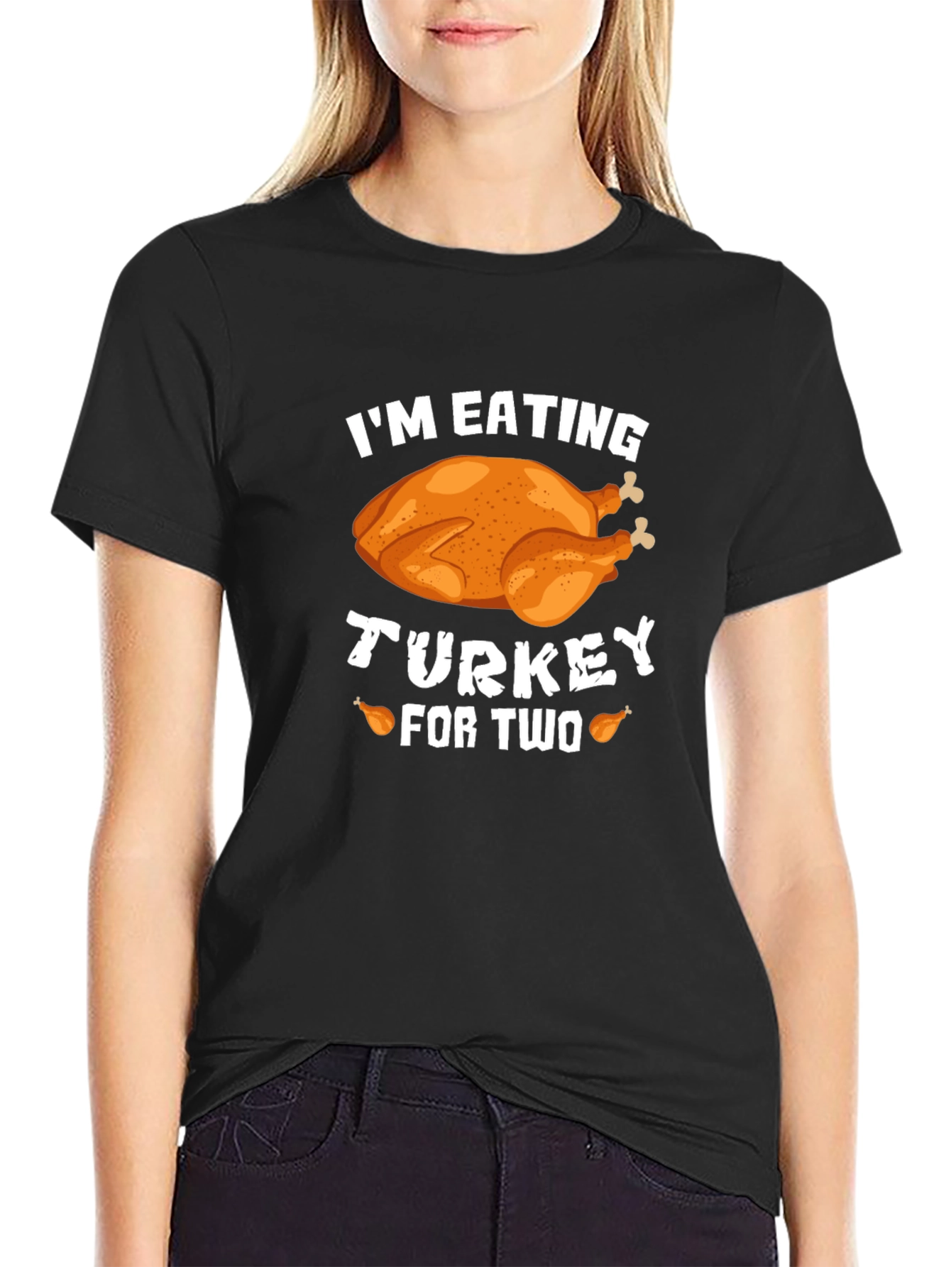 Funny Thanksgiving Pregnancy Announcement T-Shirt