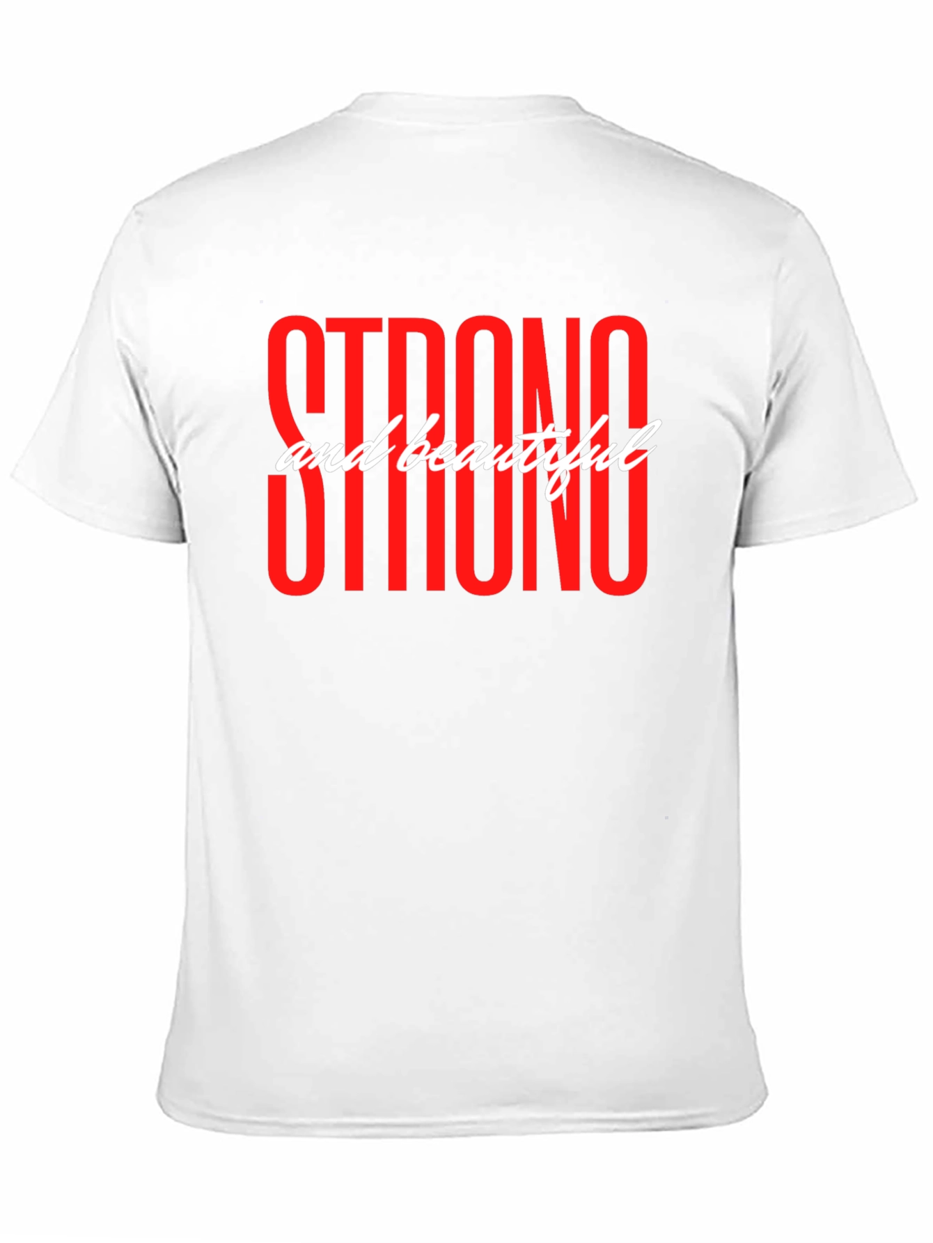 Strong and Beautiful Graphic T-Shirt - Black