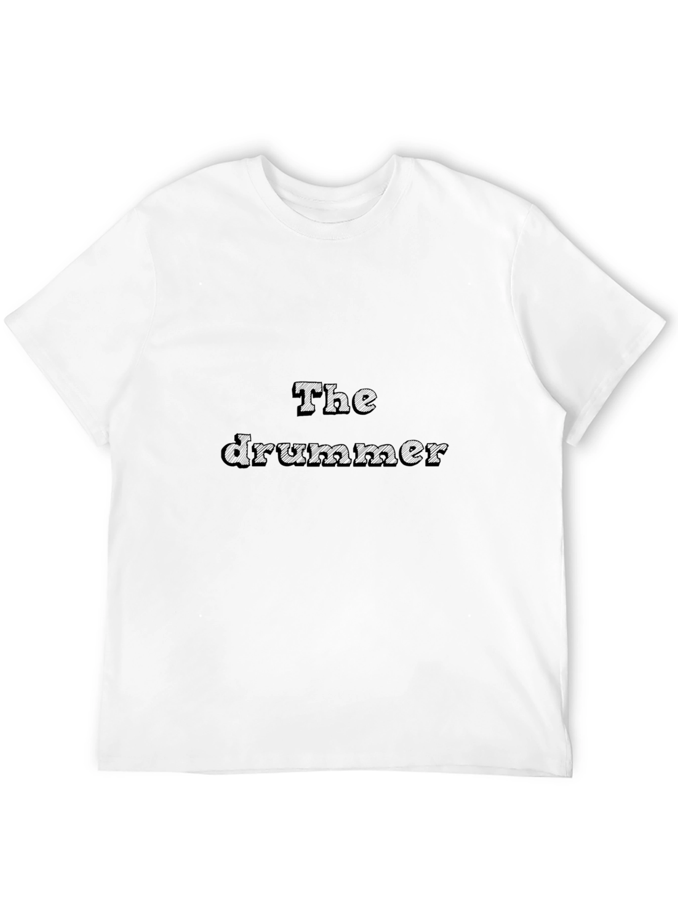 The Drummer Black T-Shirt