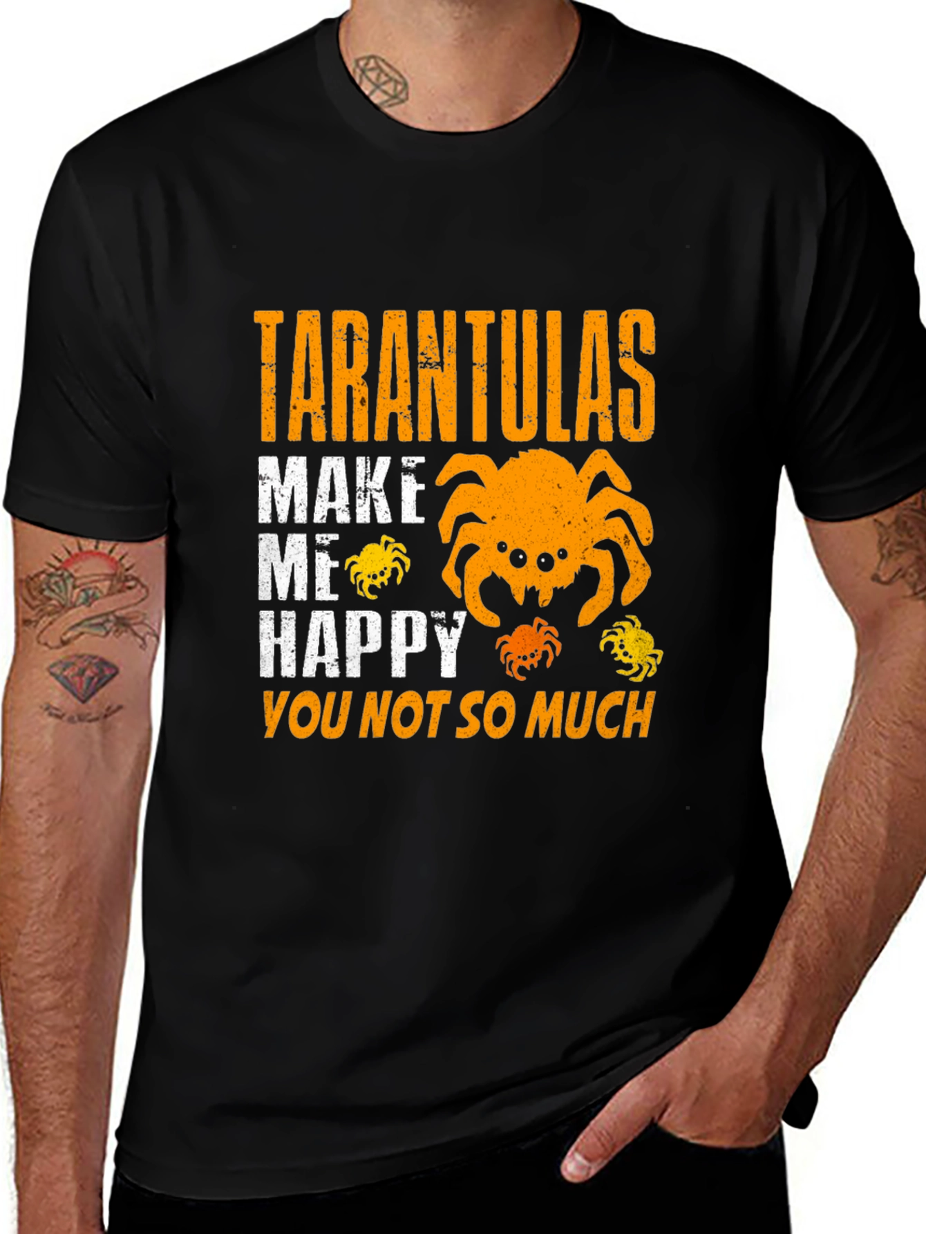 Tarantulas Make Me Happy T-Shirt