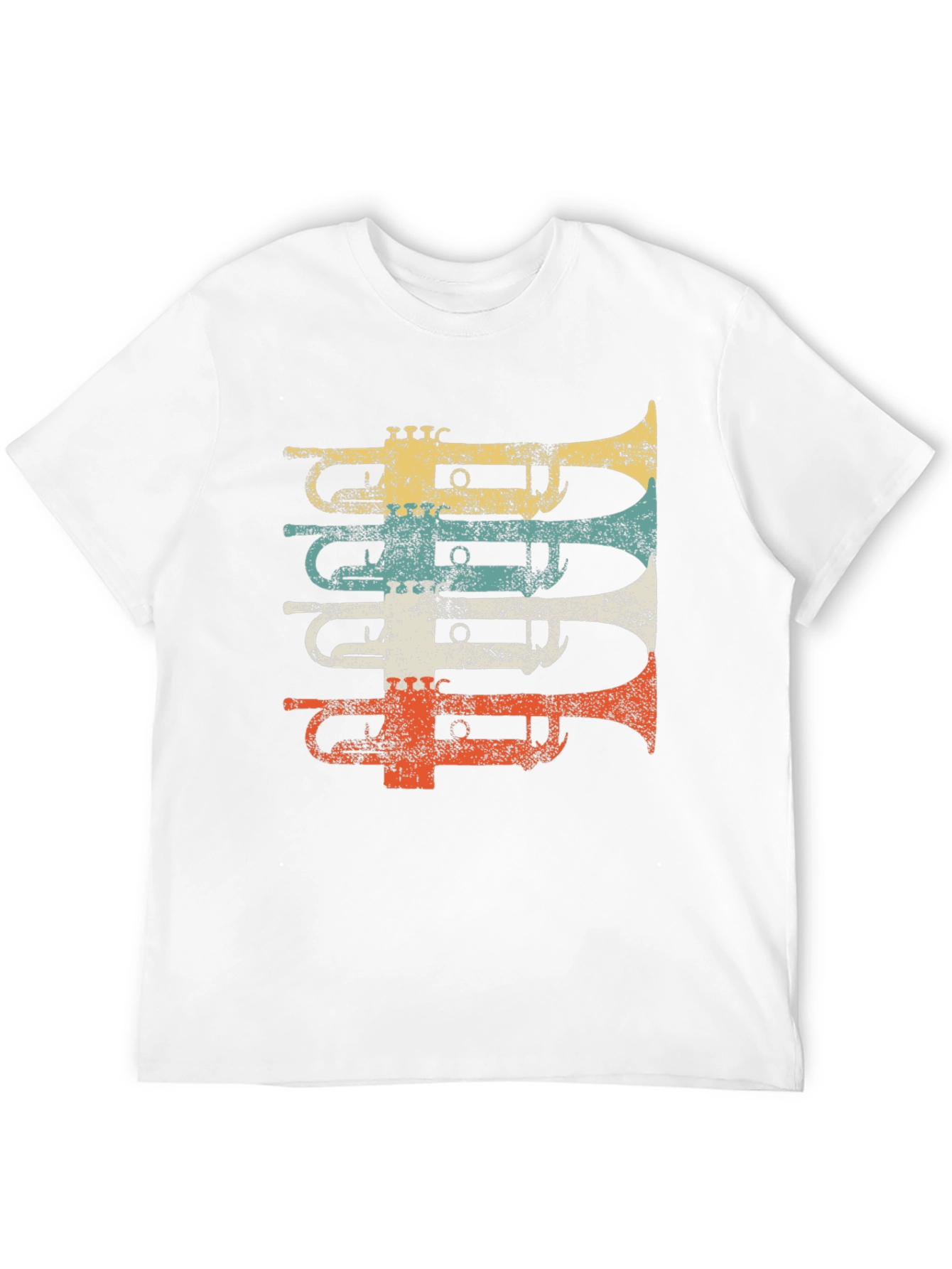 Retro Trumpet T-Shirt - Musical Instrument Tee