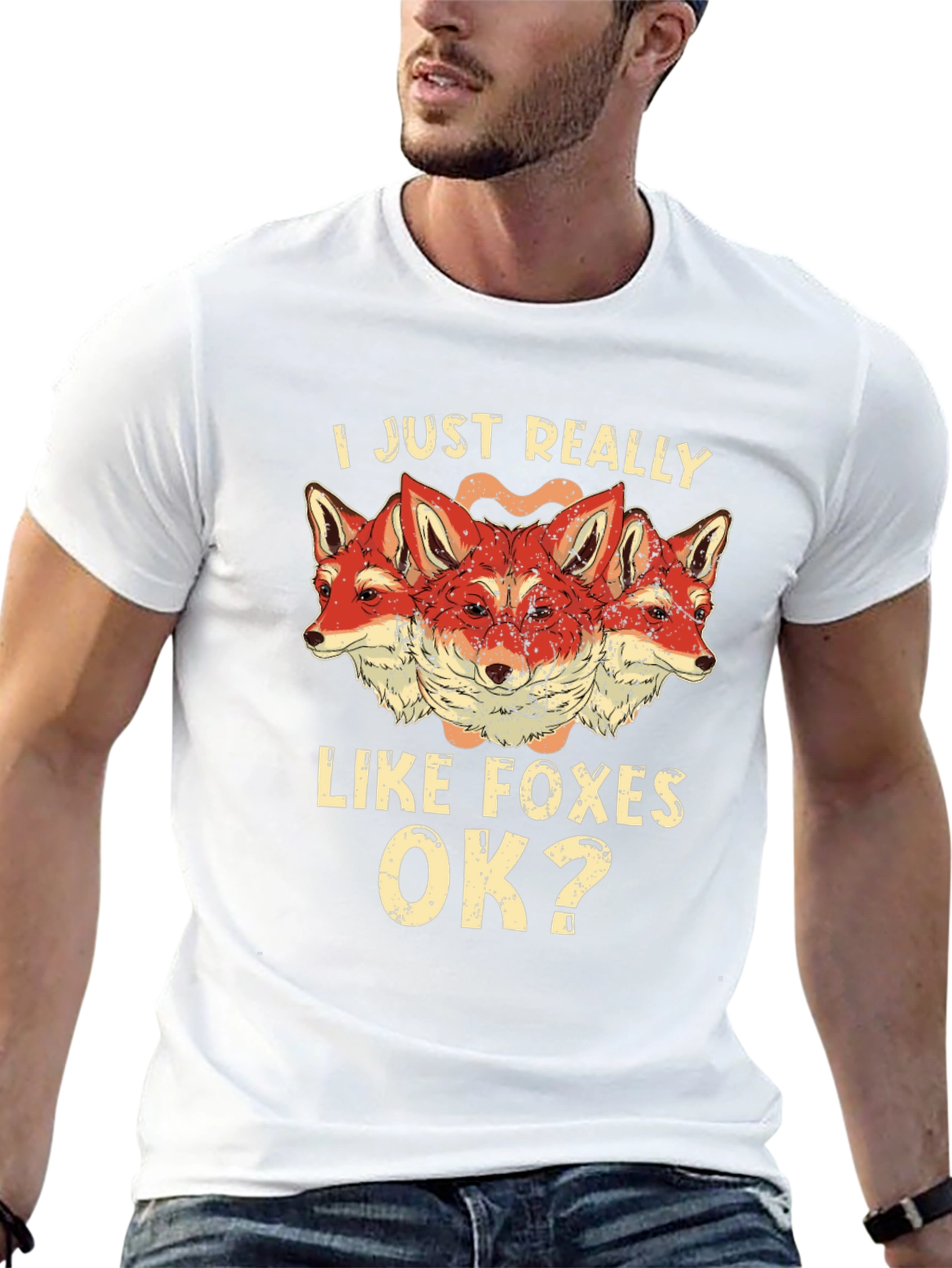 I Just Really Like Foxes OK? Mens T-Shirt