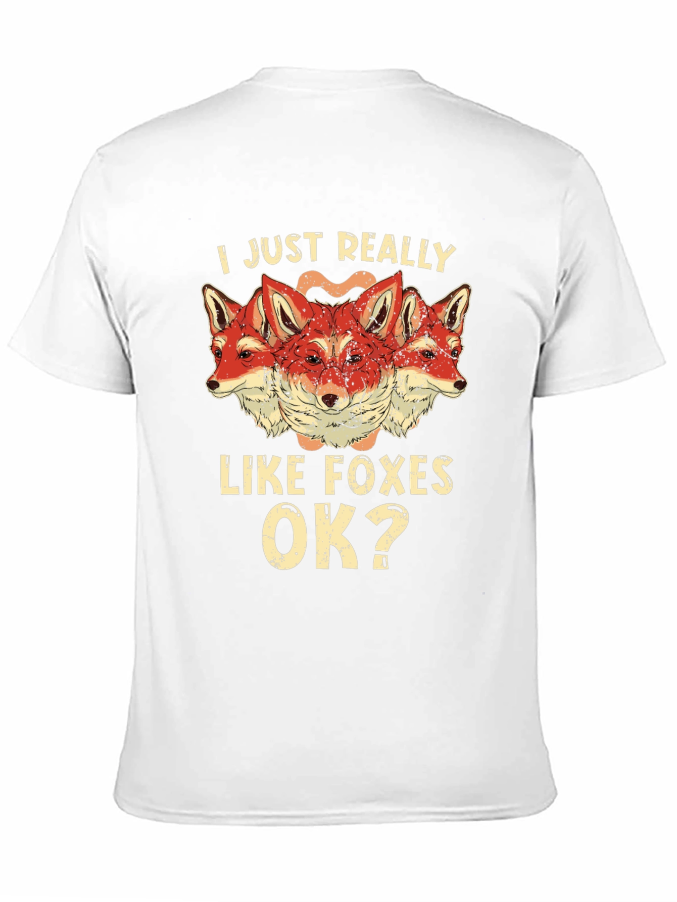 I Just Really Like Foxes OK? Mens T-Shirt