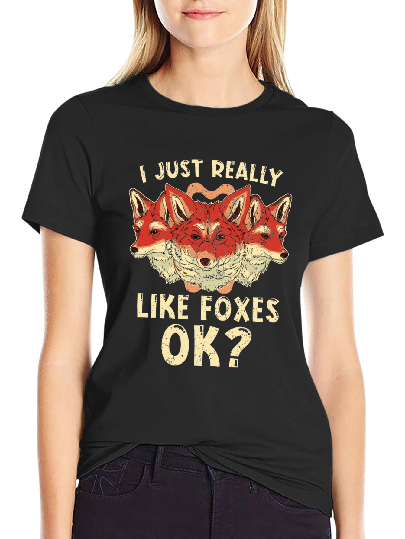 I Just Really Like Foxes OK? Mens T-Shirt