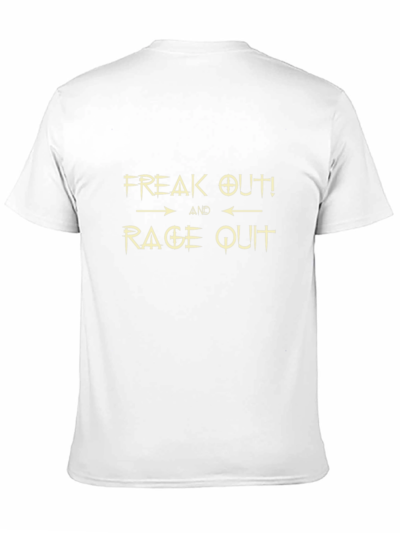 Freak Out & Rage Quit Black T-Shirt