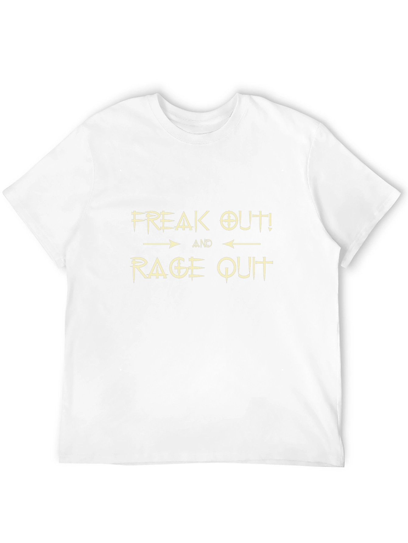 Freak Out & Rage Quit Black T-Shirt
