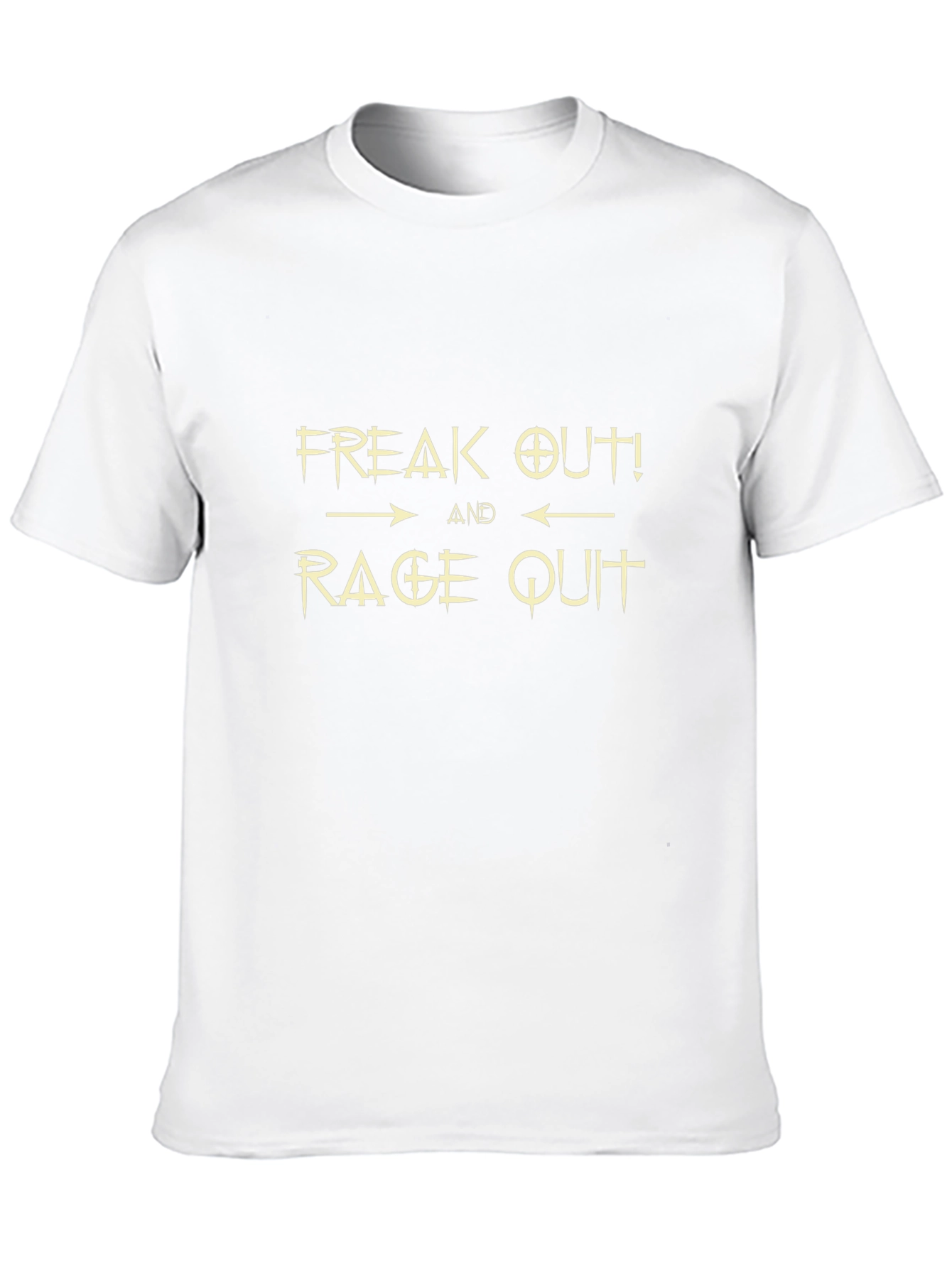Freak Out & Rage Quit Black T-Shirt