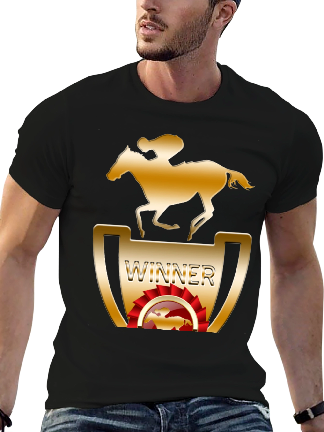 Winner Horse Racing Graphic T-Shirt