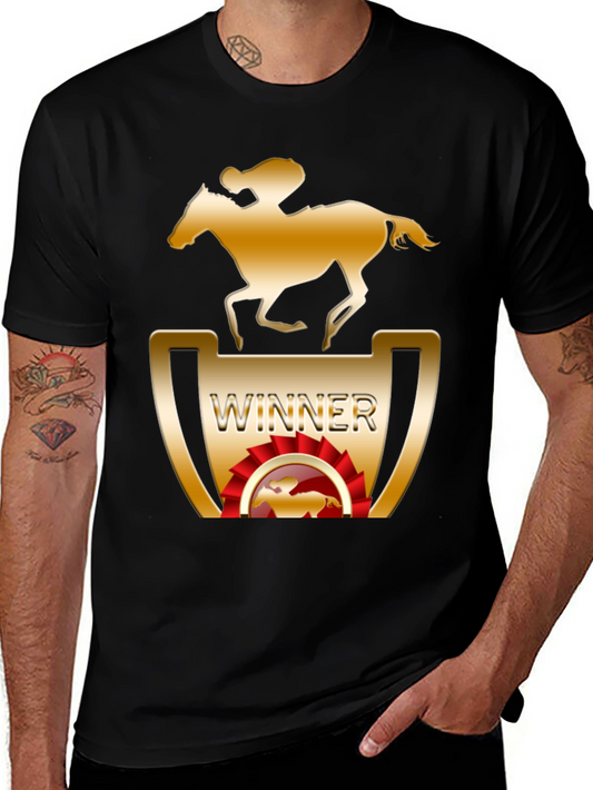 Winner Horse Racing Graphic T-Shirt