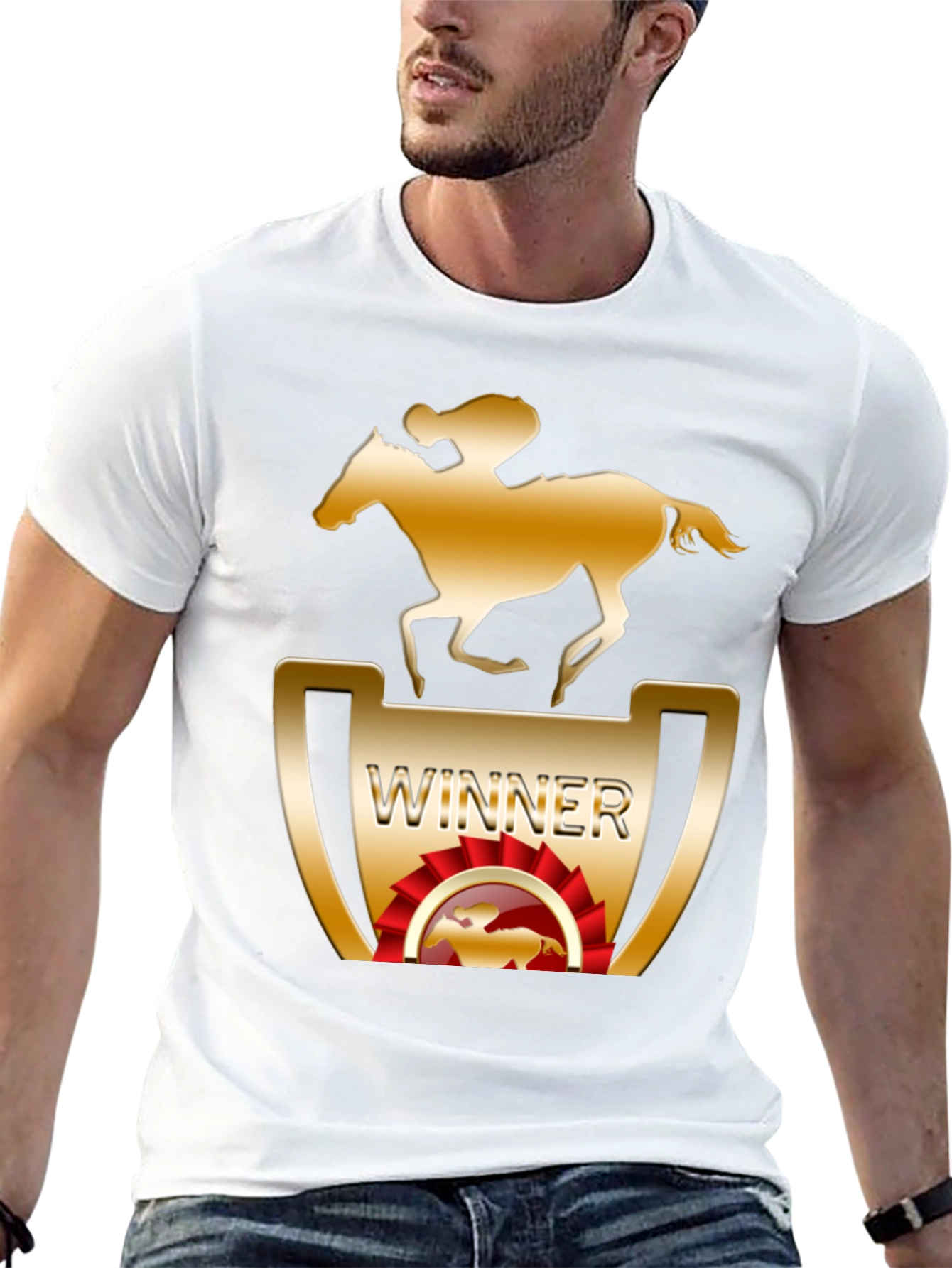 Winner Horse Racing Graphic T-Shirt