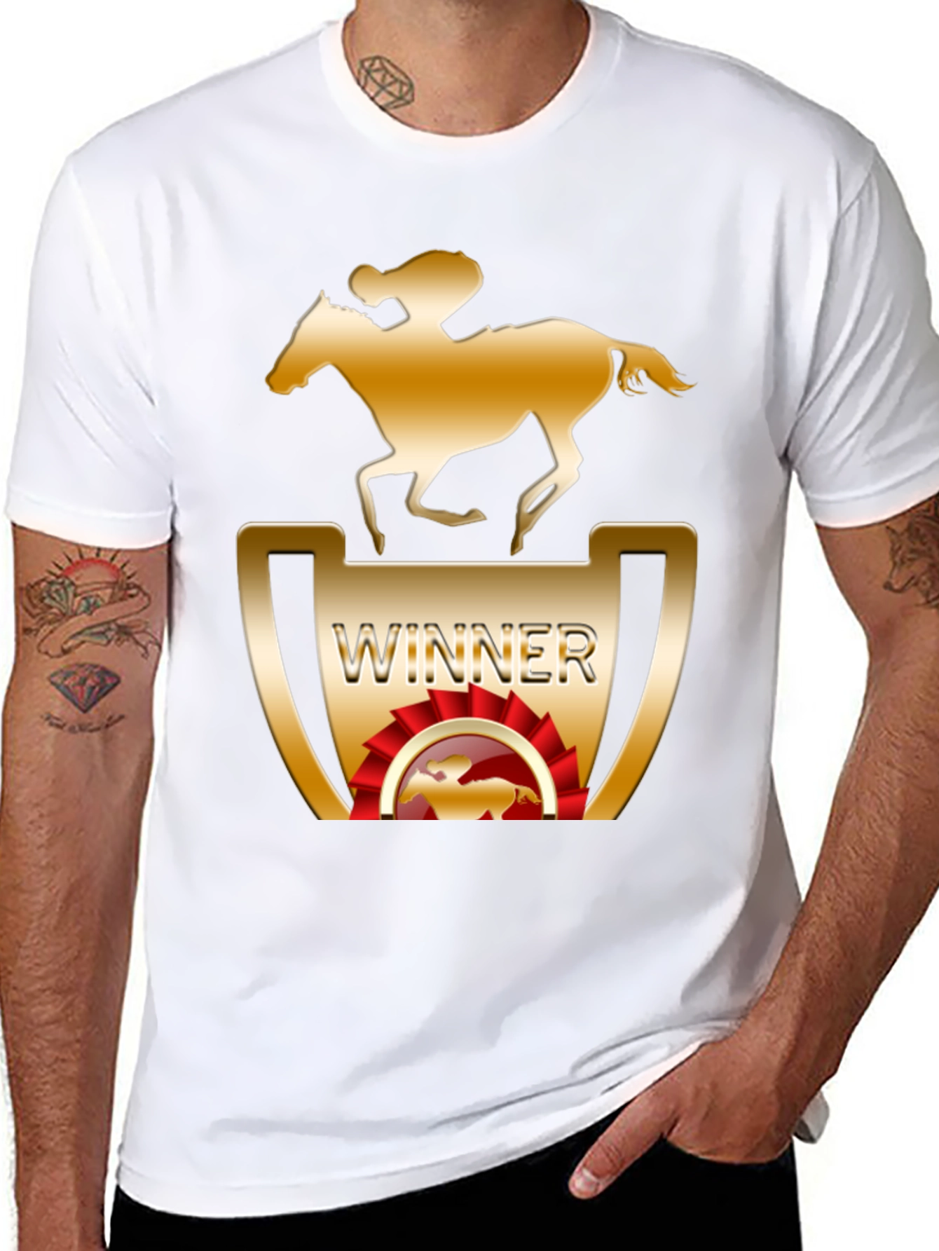 Winner Horse Racing Graphic T-Shirt