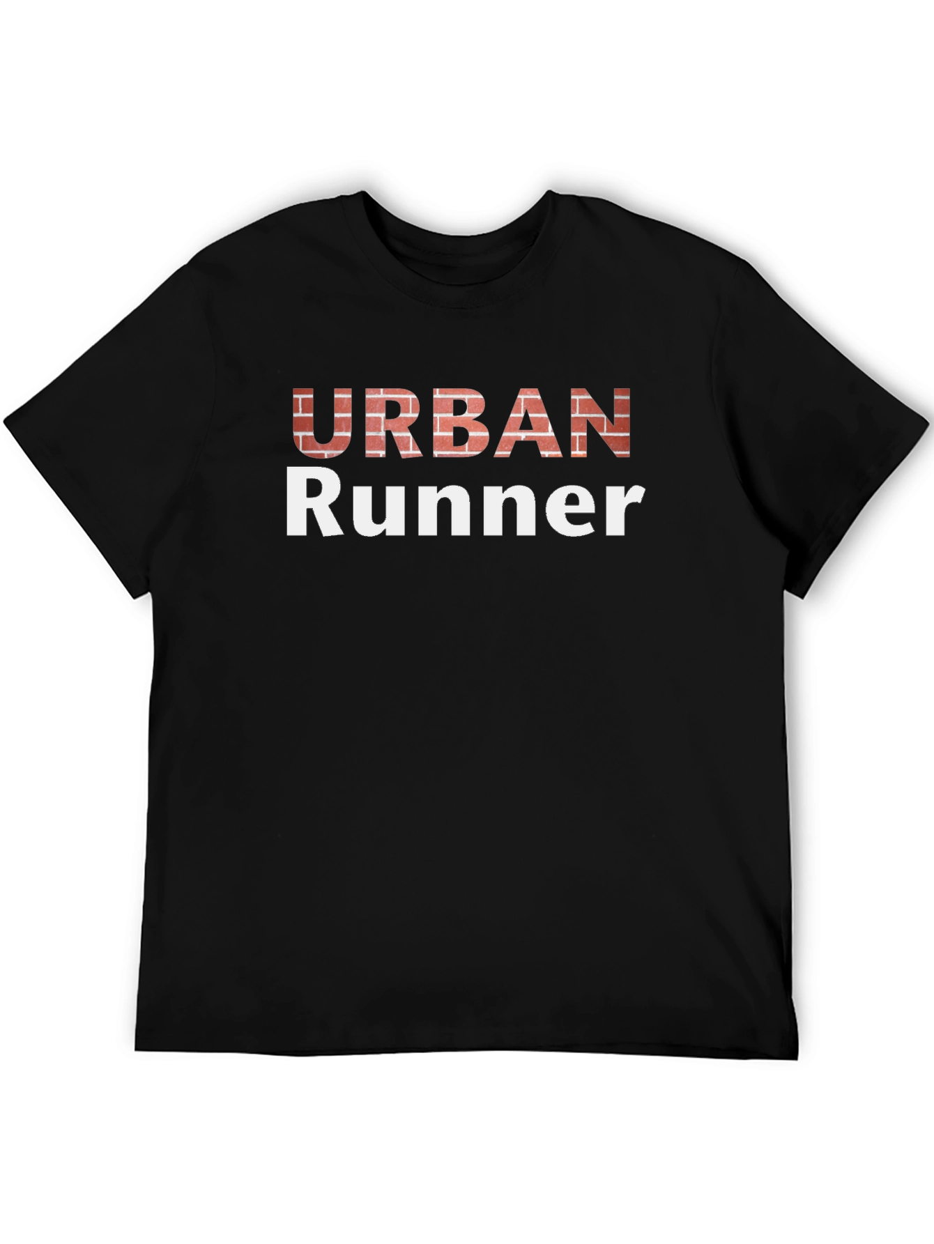 Urban Runner Graphic Tee - Brick Design