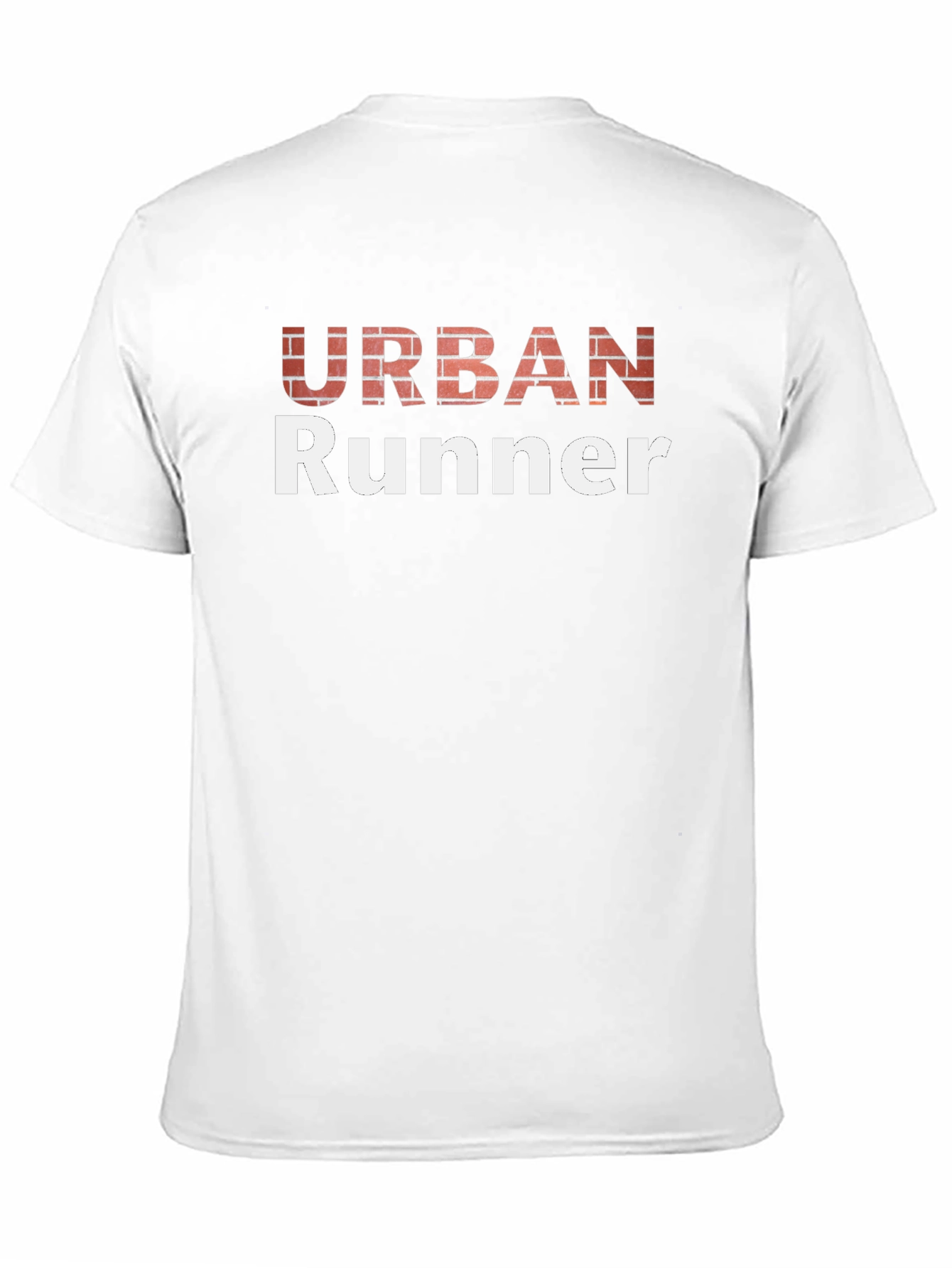 Urban Runner Graphic Tee - Brick Design