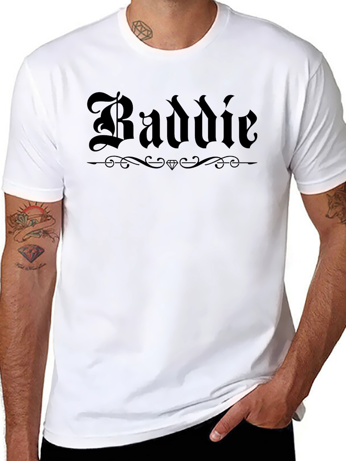 Baddie Graphic T-Shirt - Black
