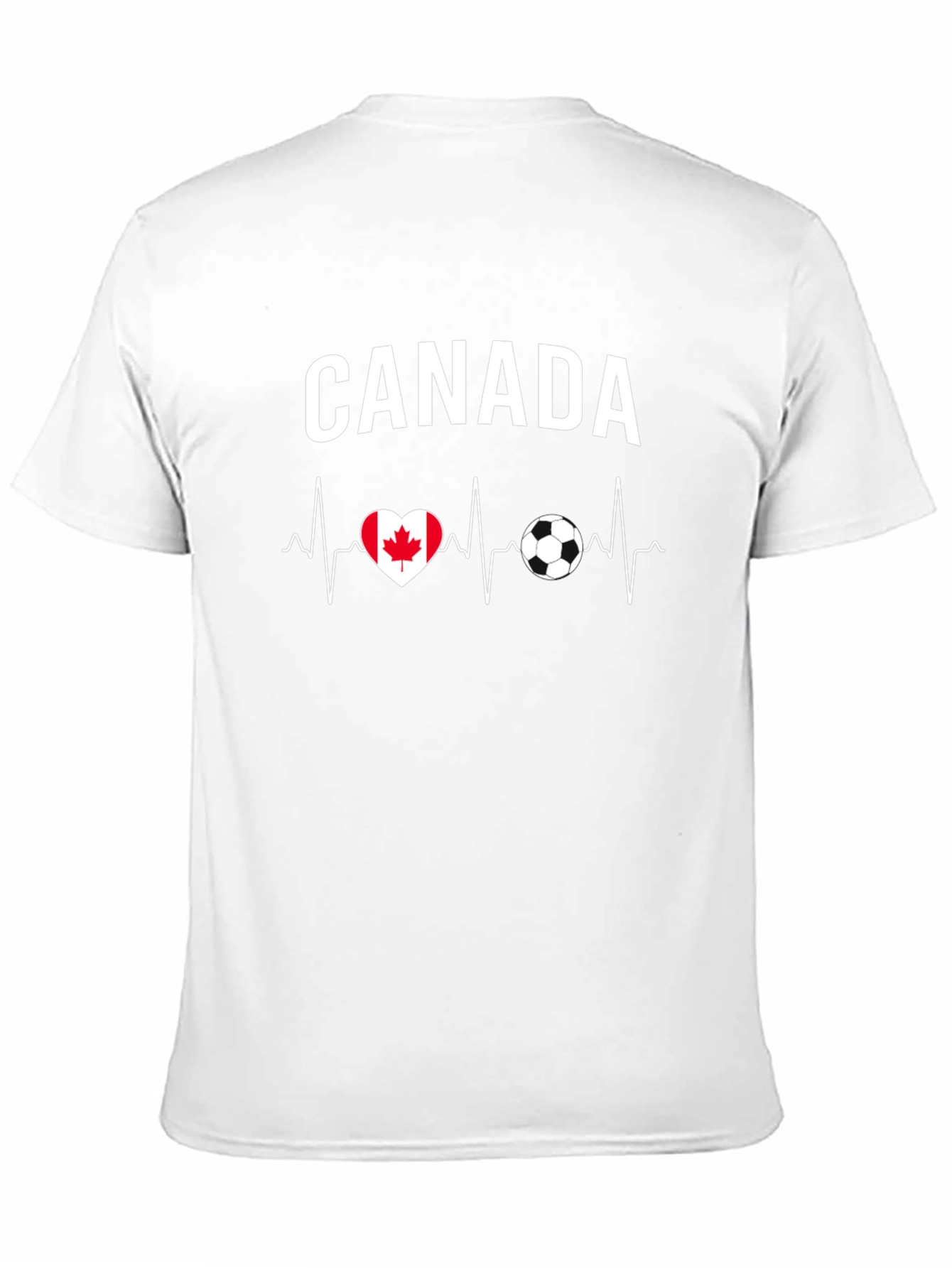 Canada Soccer Heartbeat T-Shirt
