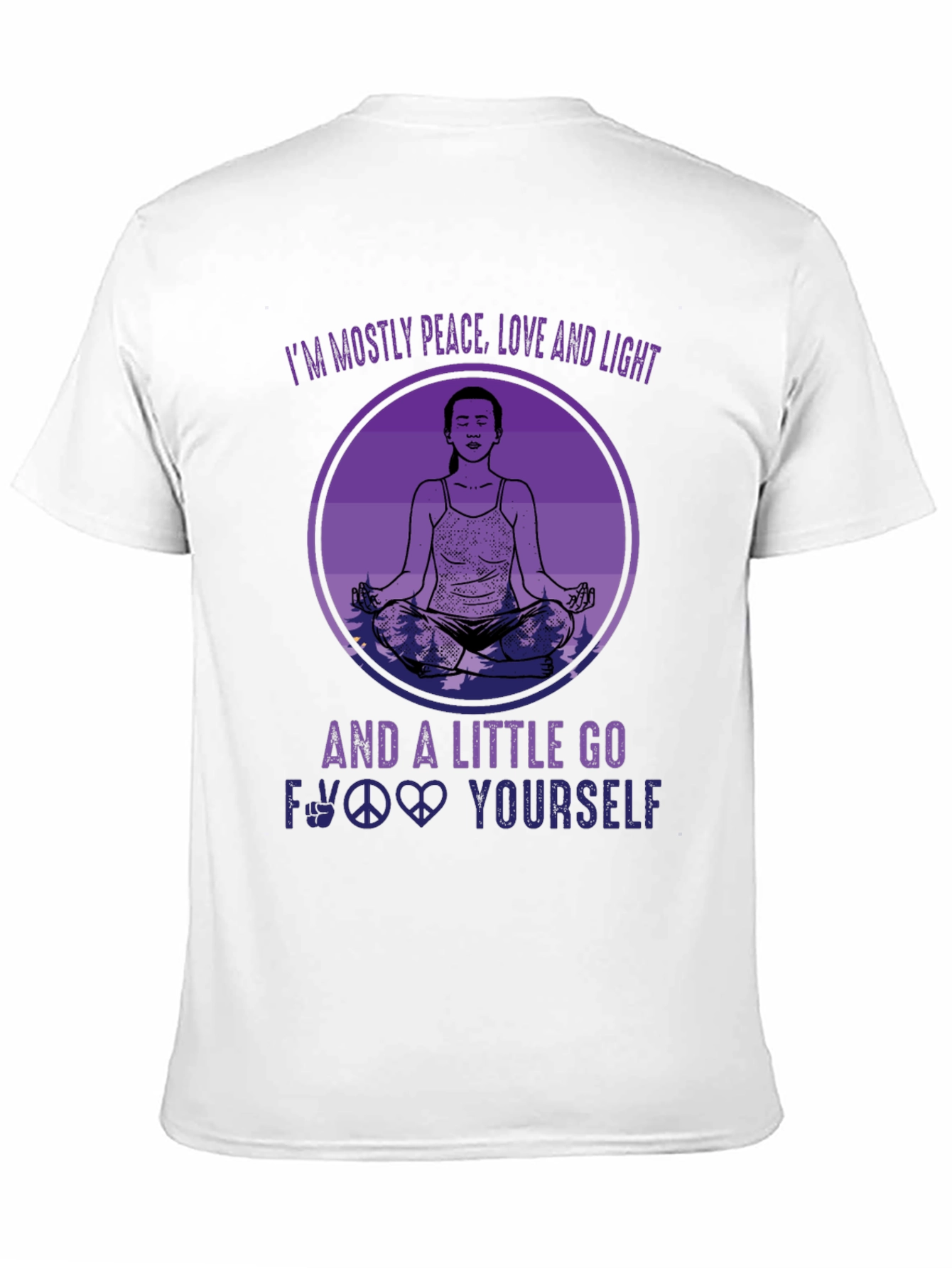 Peace Love Light Funny T-Shirt