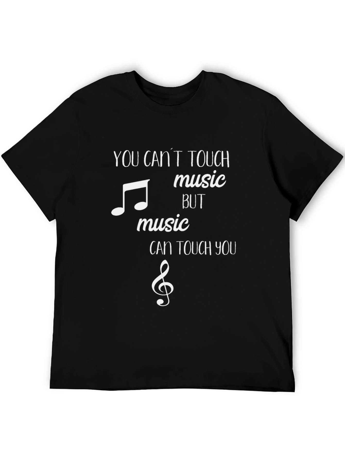 Music Lover Tee: Cant Touch Music T-Shirt