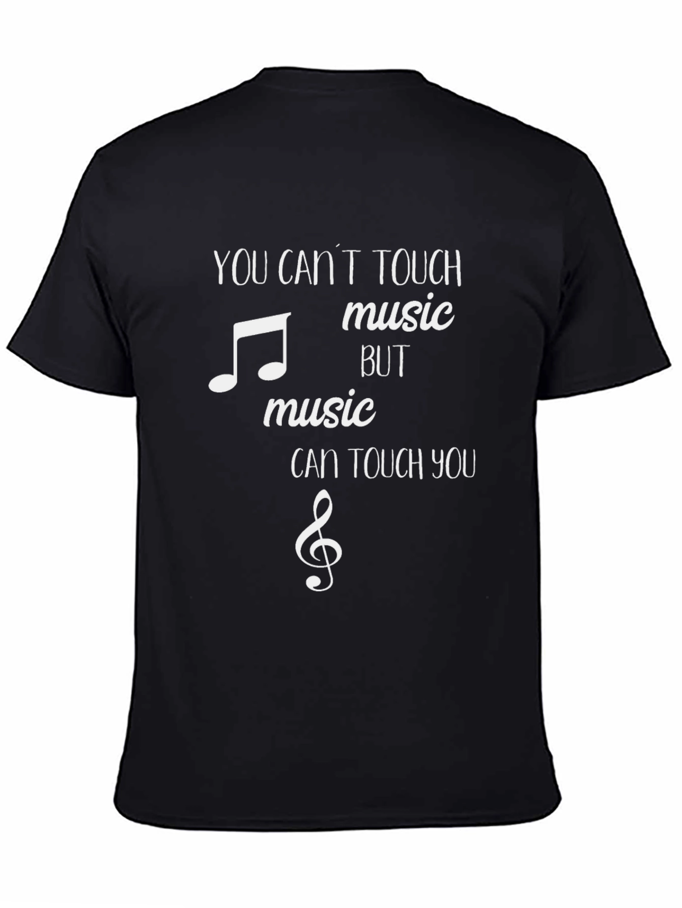 Music Lover Tee: Cant Touch Music T-Shirt