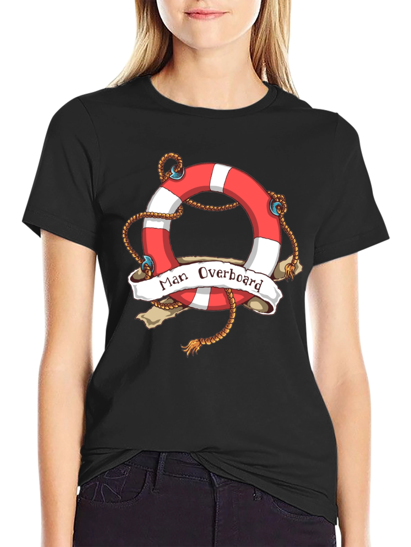 Man Overboard Graphic Tee