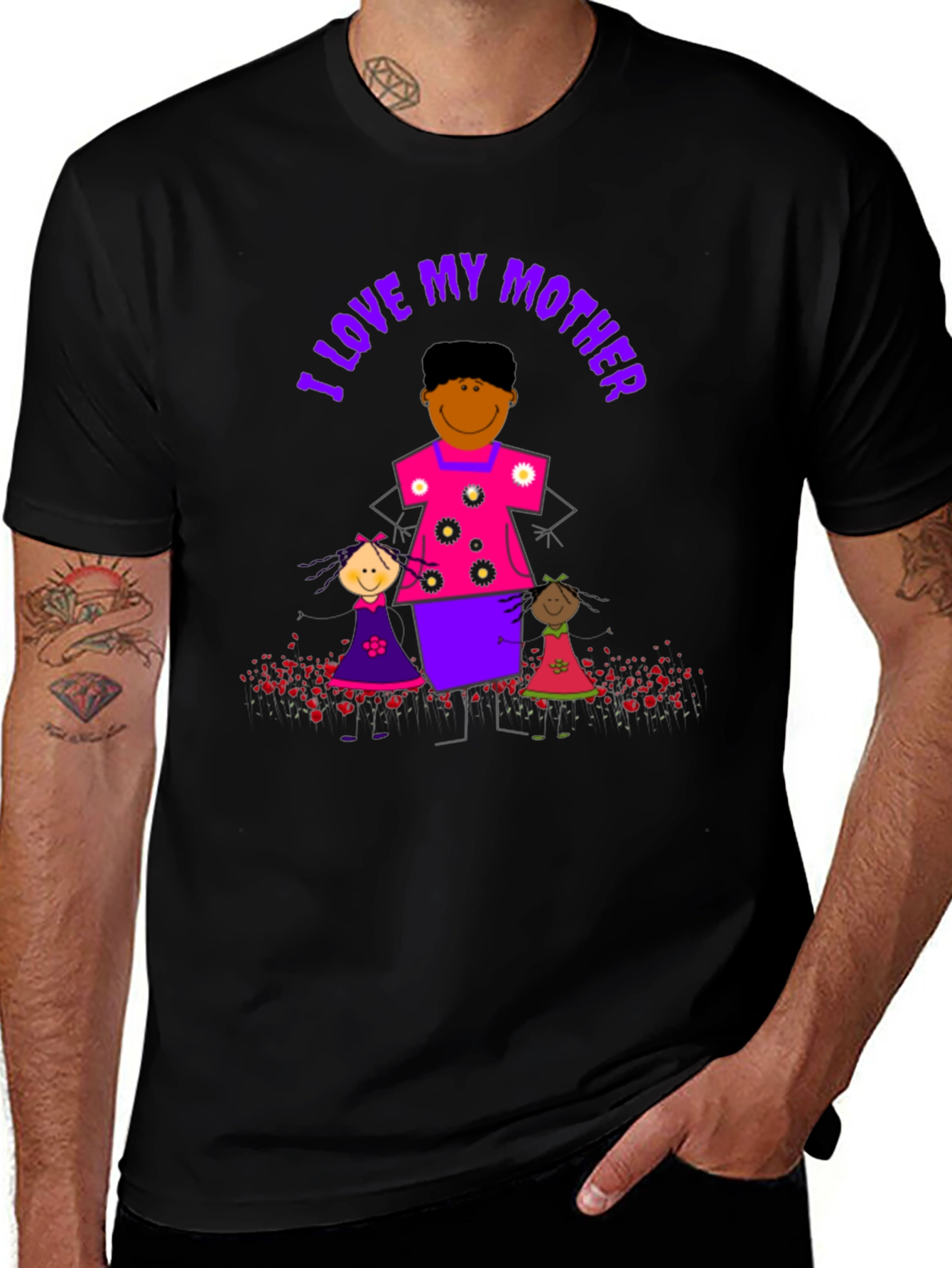 I Love My Mother Graphic Tee