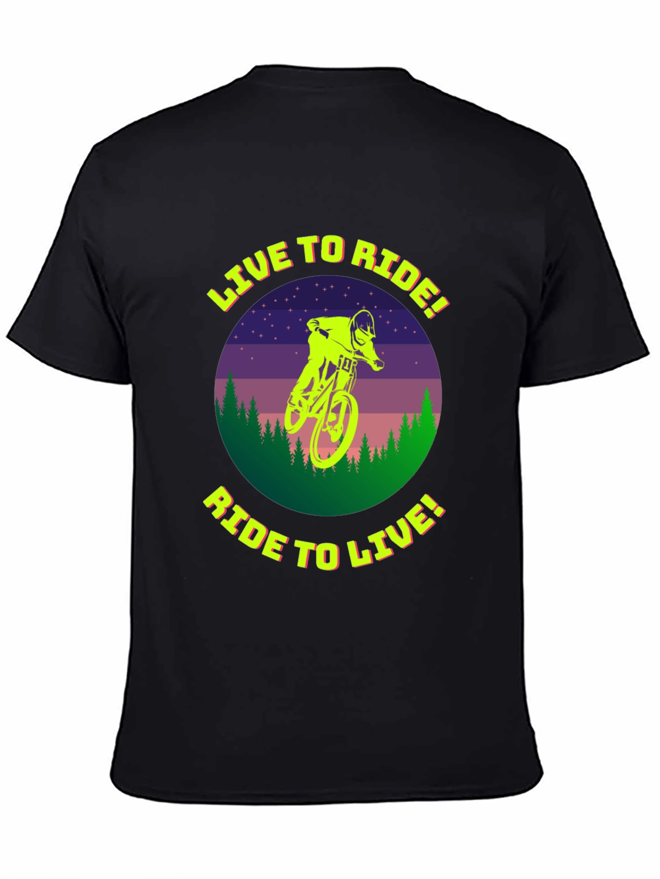 Live to Ride T-Shirt - Mountain Biker Tee