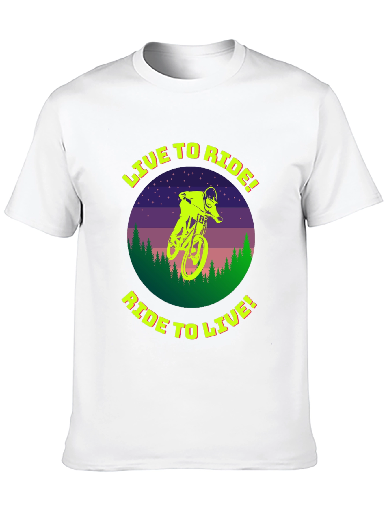 Live to Ride T-Shirt - Mountain Biker Tee