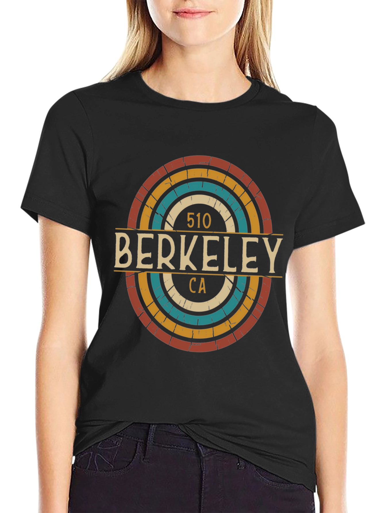 Berkeley CA 510 Area Code T-Shirt