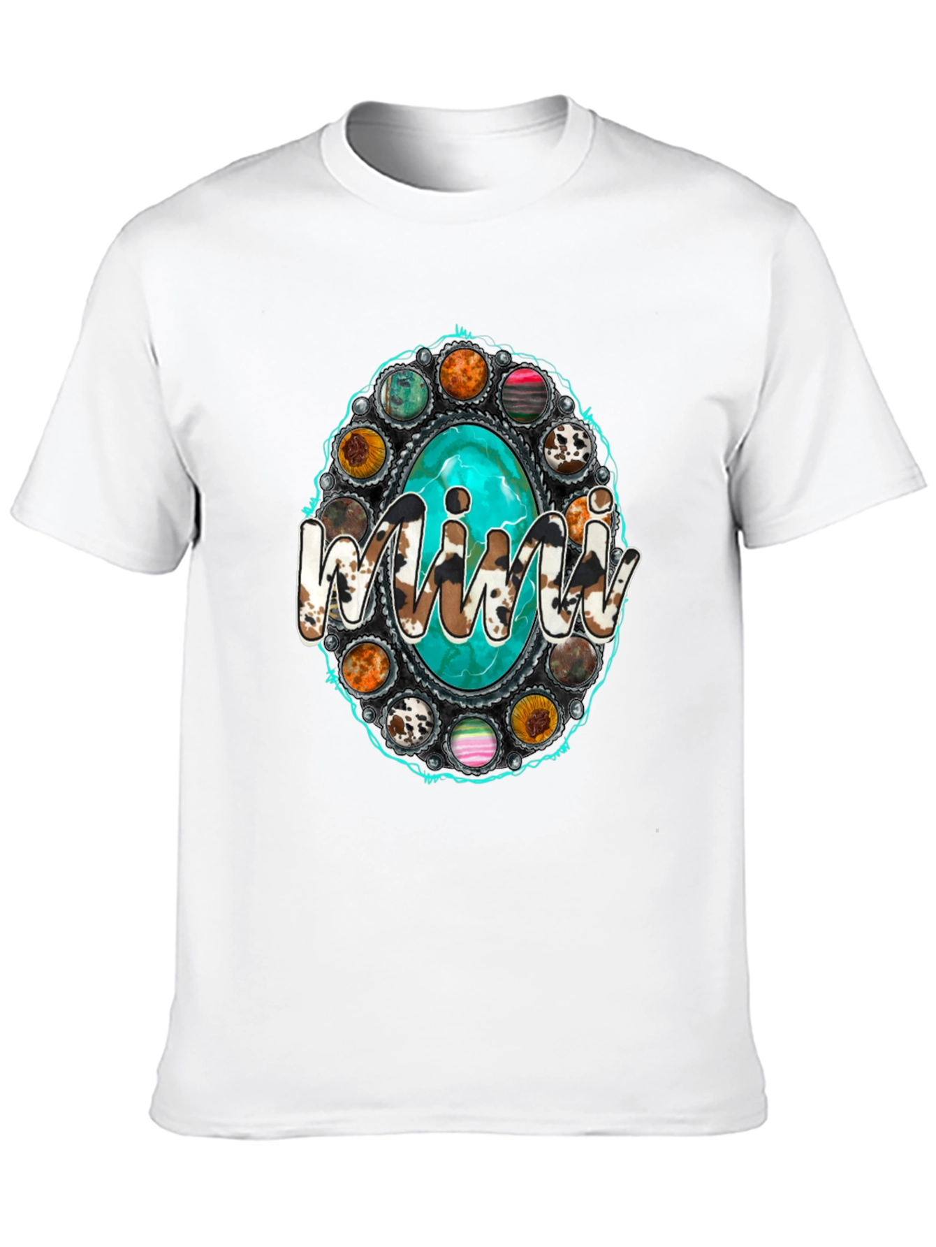 Western Style Mini Graphic T-Shirt
