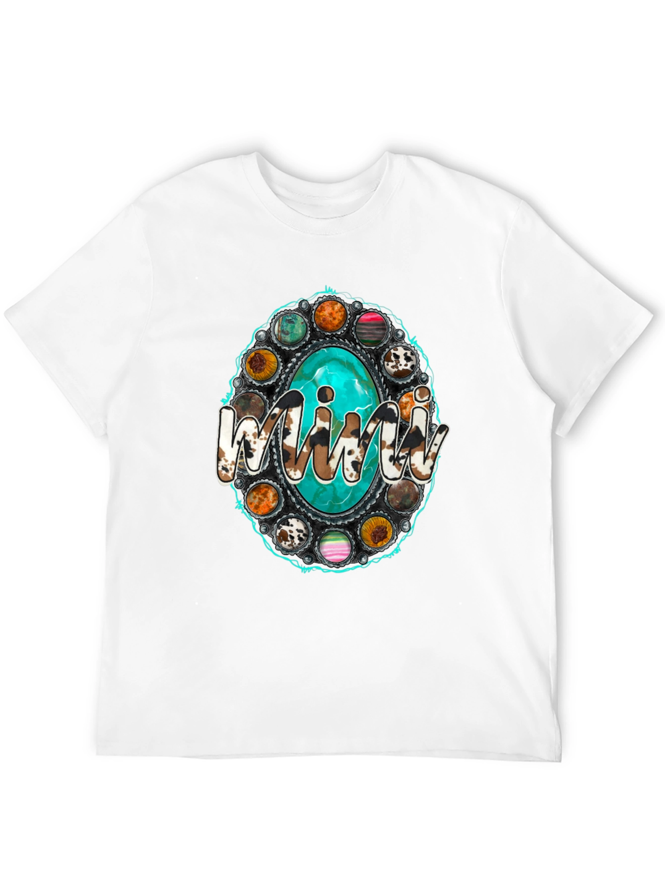 Western Style Mini Graphic T-Shirt