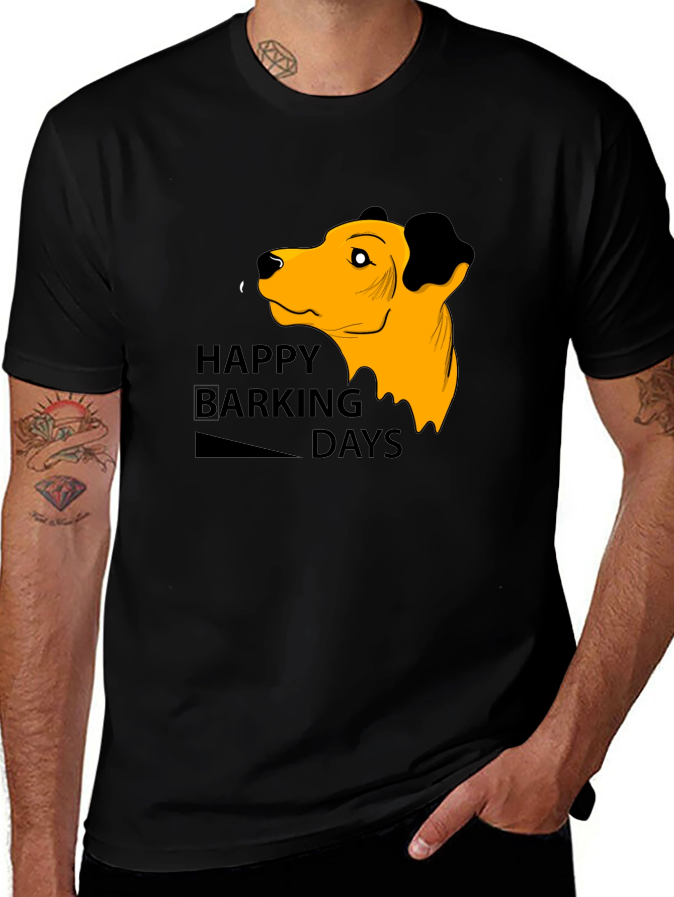 Happy Barking Days Graphic T-Shirt