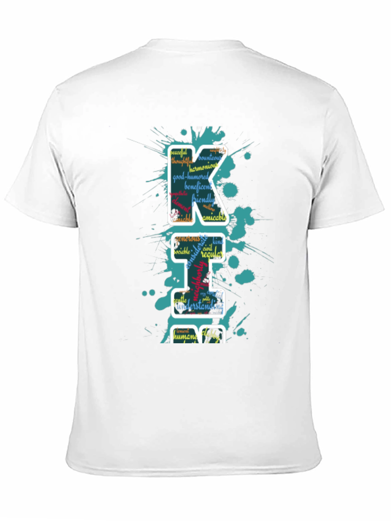 Word Art Letter T-Shirt
