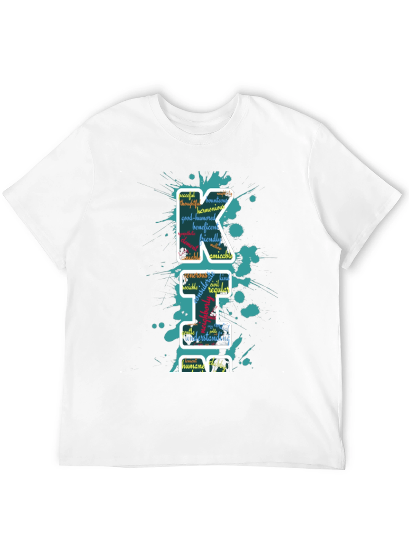 Word Art Letter T-Shirt