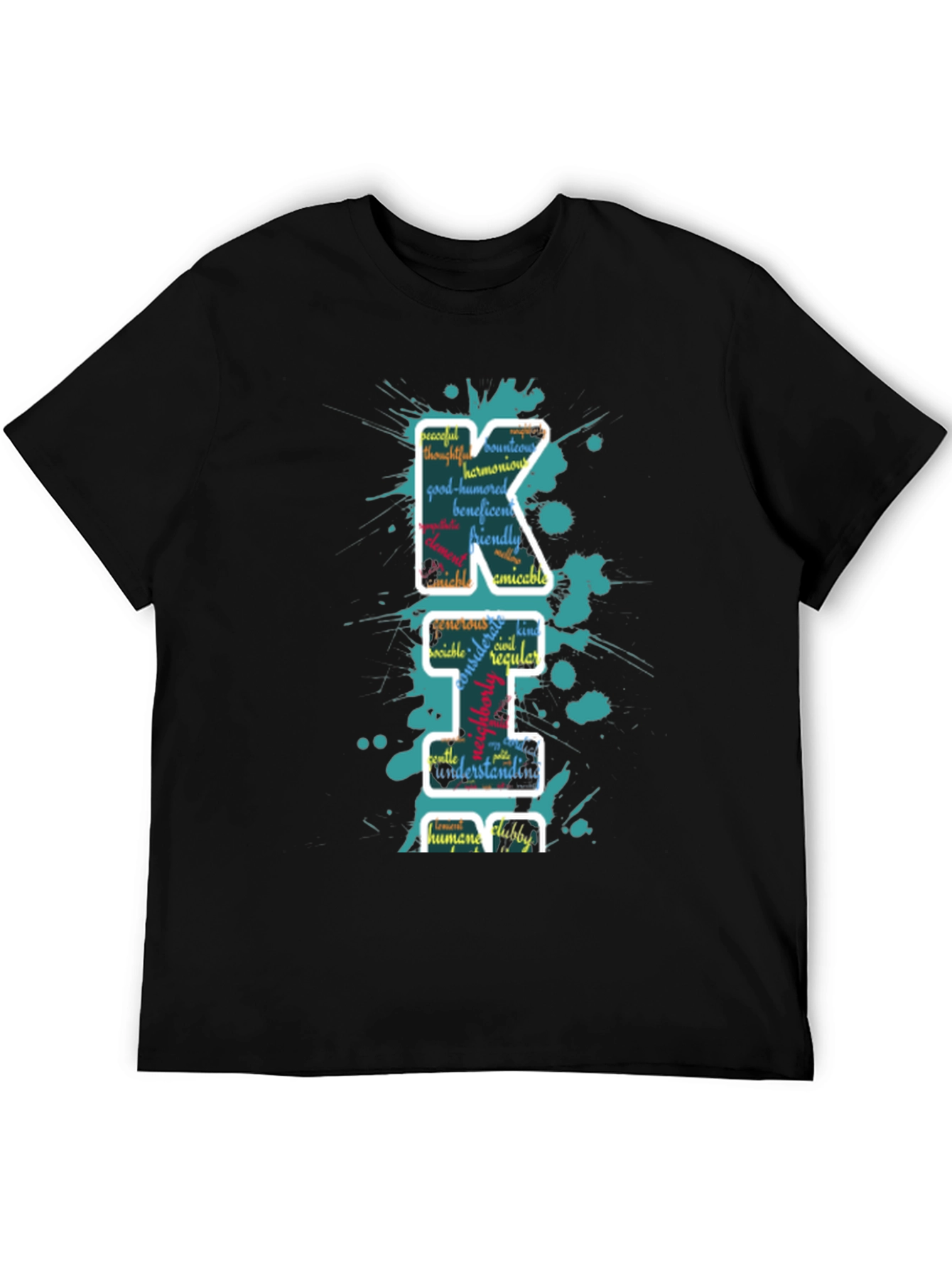 Word Art Letter T-Shirt